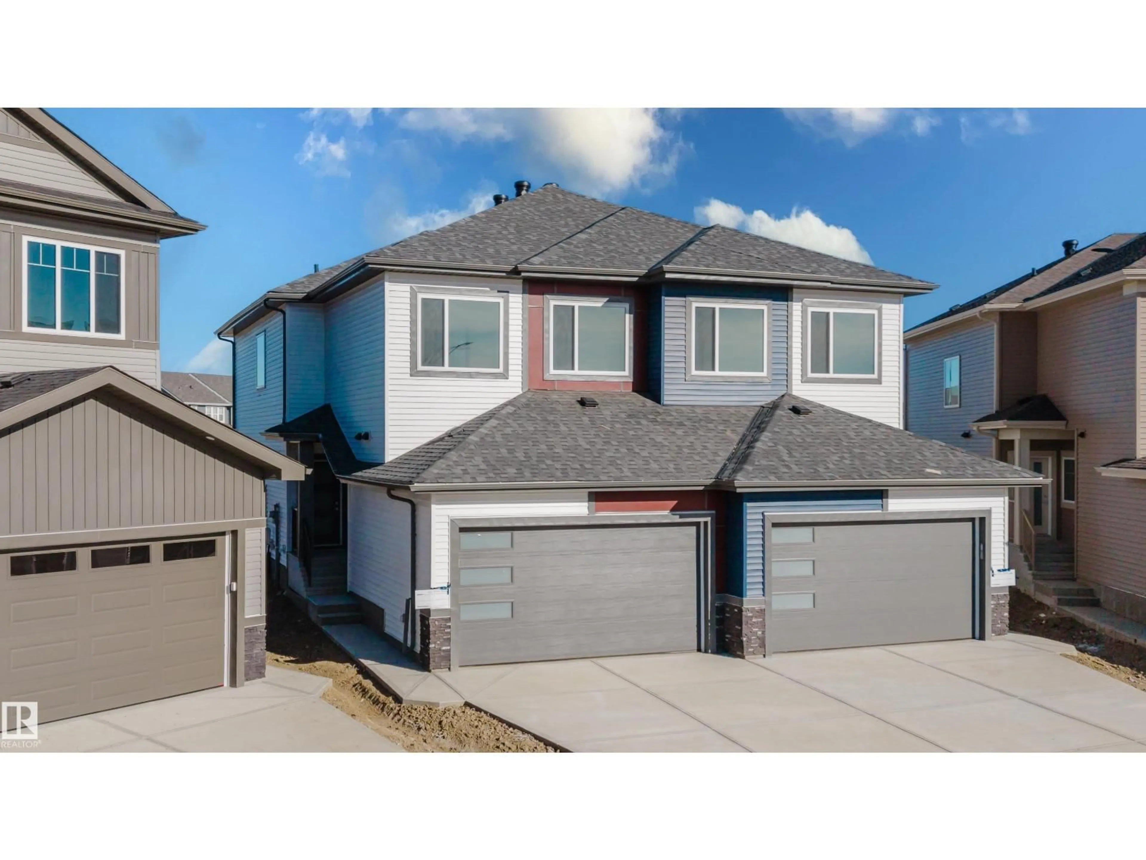 Home with vinyl exterior material, street for 132 MITCHELL BN, Leduc Alberta T9E1T5
