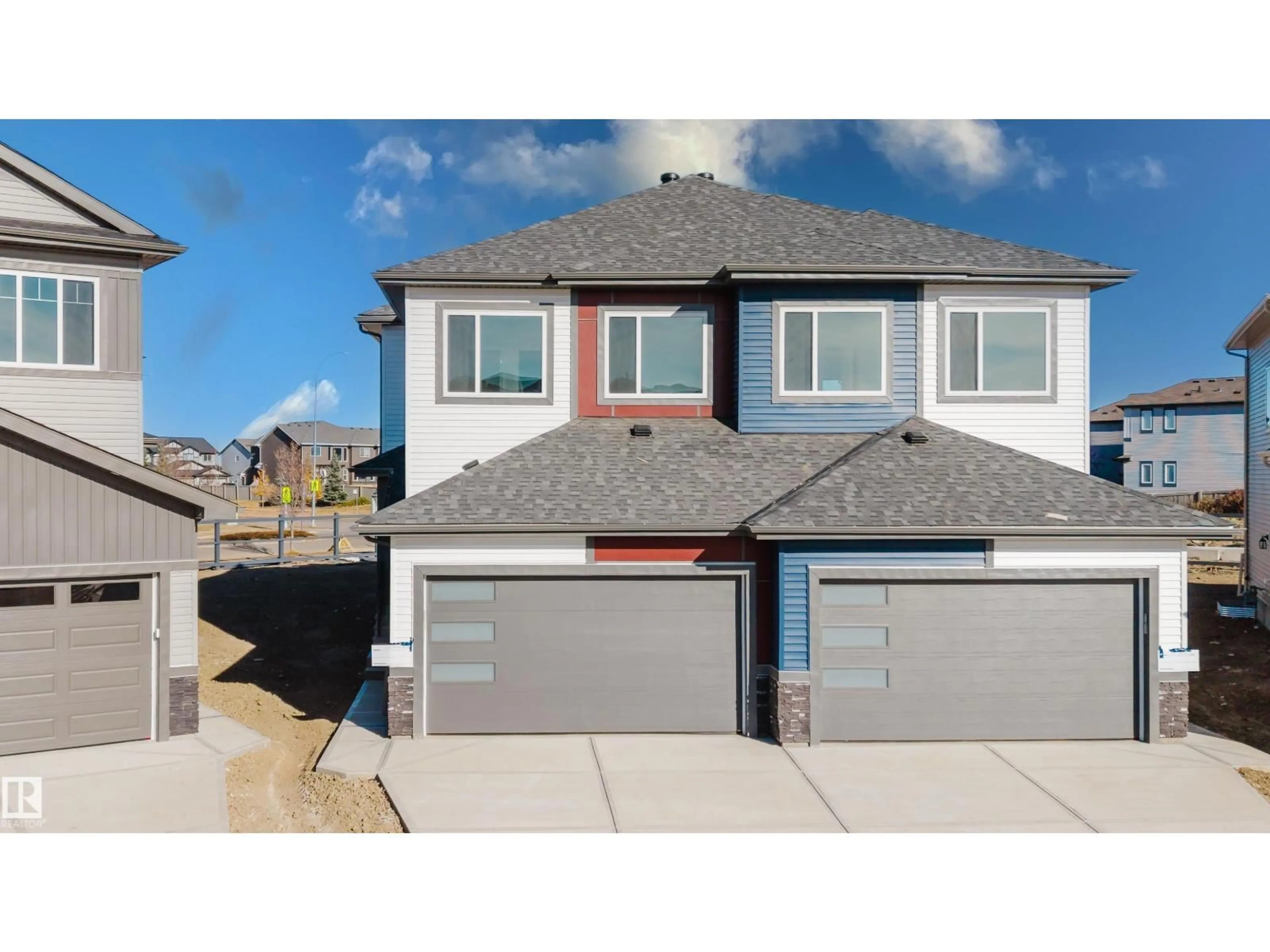 Home with vinyl exterior material, street for 132 MITCHELL BN, Leduc Alberta T9E1T5