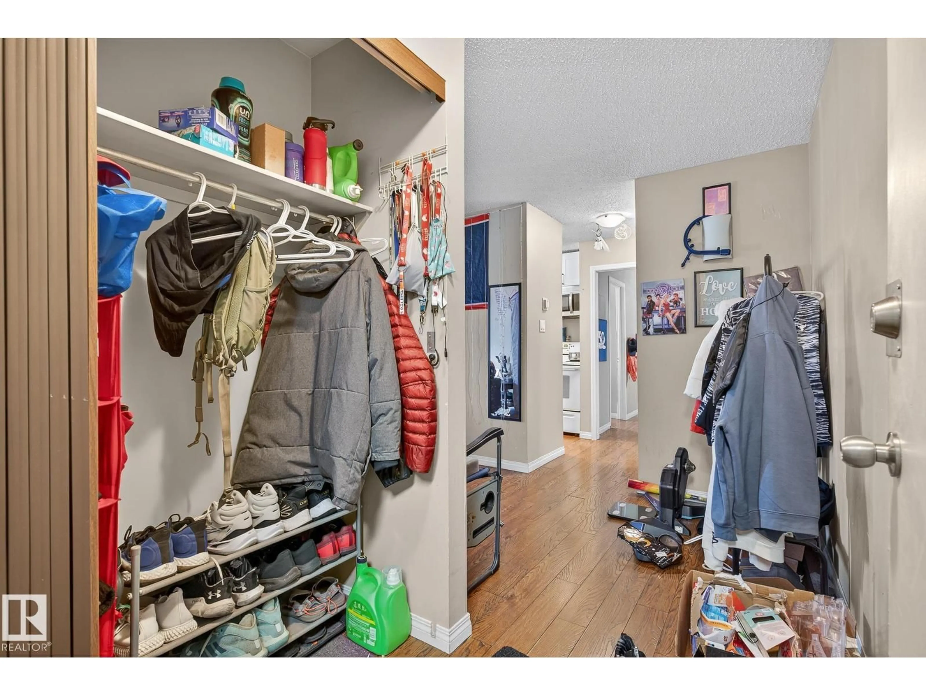 Storage room or clothes room or walk-in closet for 204 - 11019 107 ST, Edmonton Alberta T5H2Z6