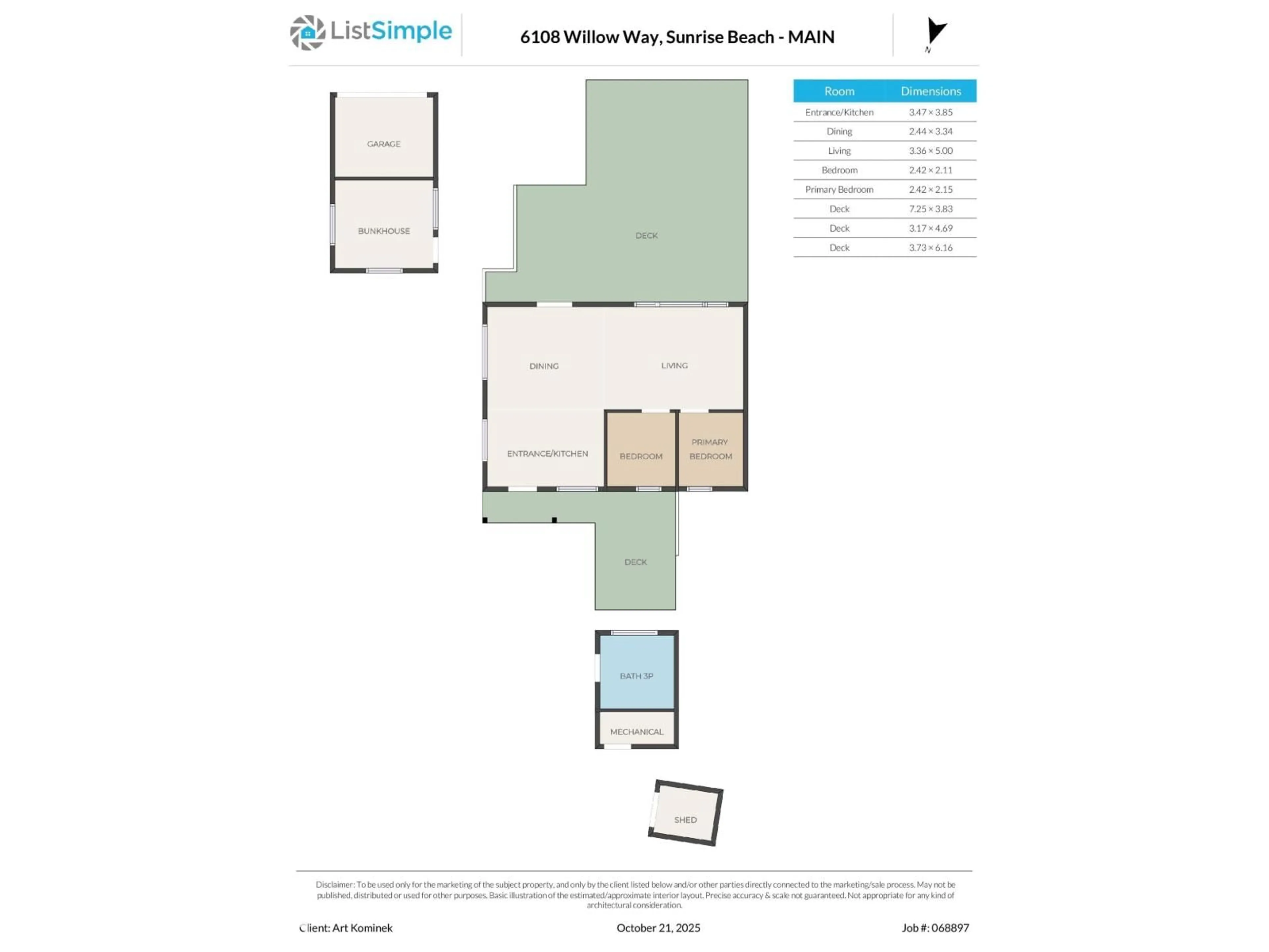 Floor plan for 6108 WILLOW WY, Rural Lac Ste. Anne County Alberta T0E1V0