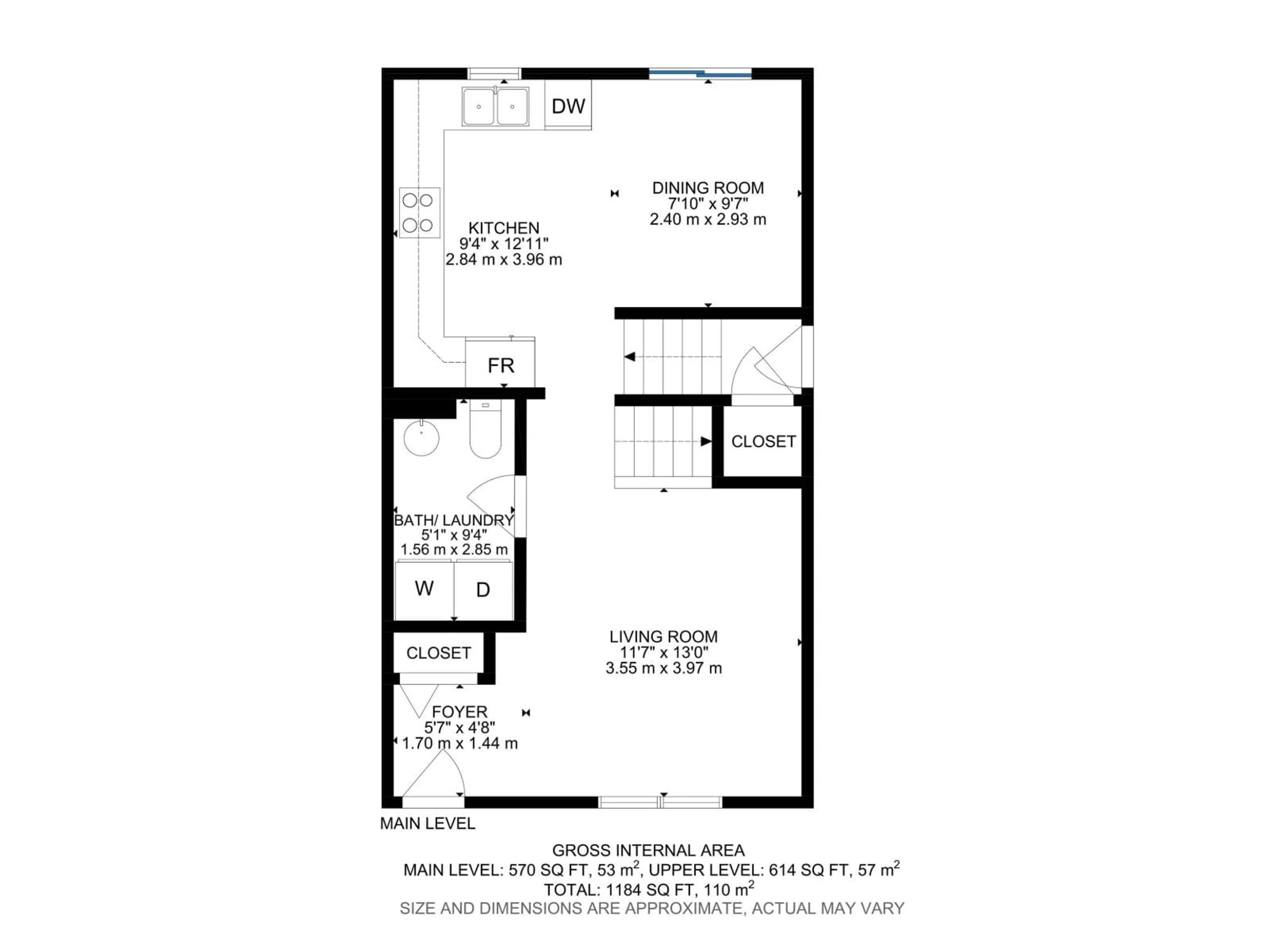 Floor plan for #41 - 2503 24 ST, Edmonton Alberta T6T0B5
