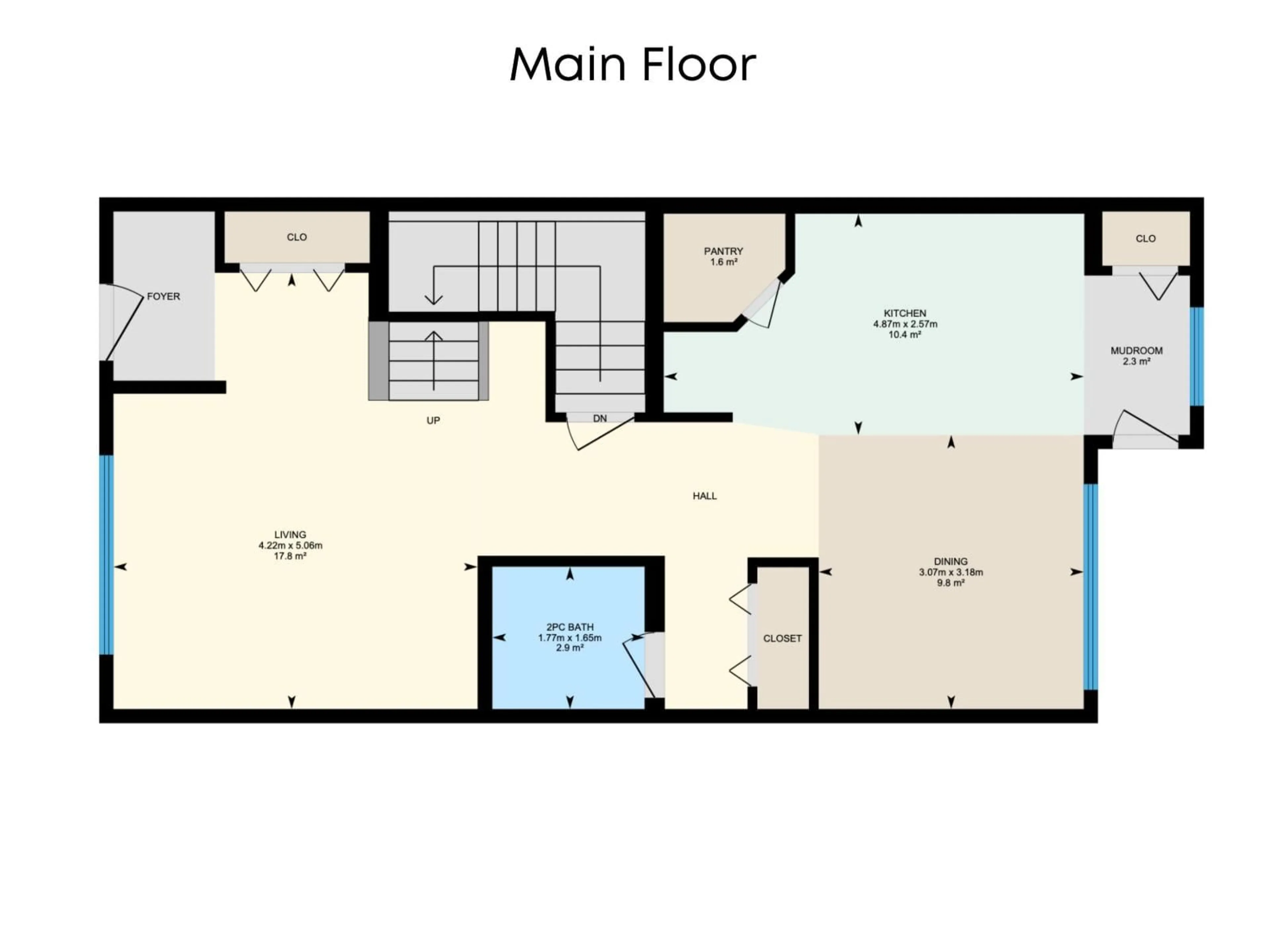 Floor plan for 17147 49 ST, Edmonton Alberta T5Y3P3