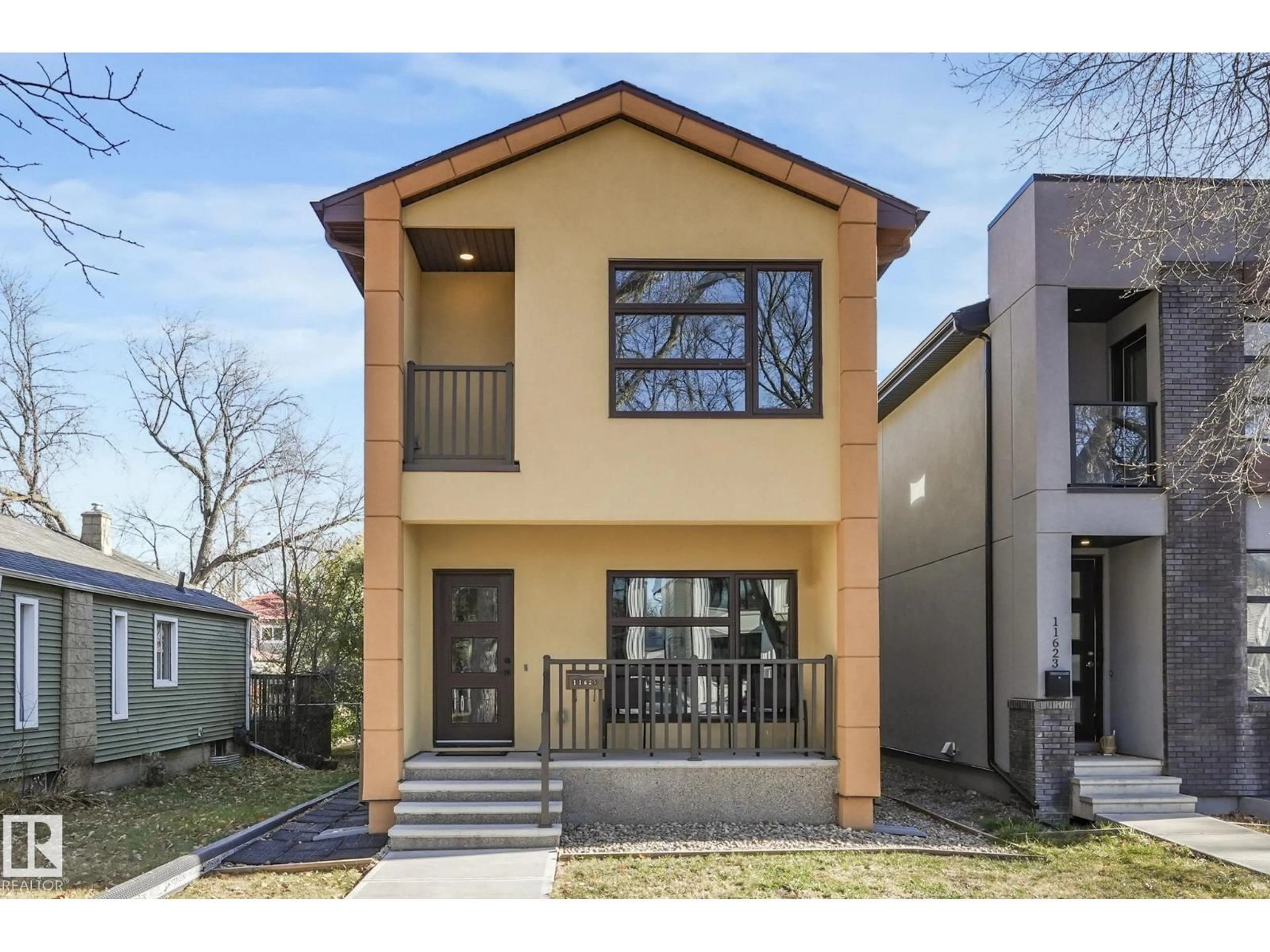 Home with brick exterior material, street for NW - 11625 126 ST, Edmonton Alberta T5M0R9