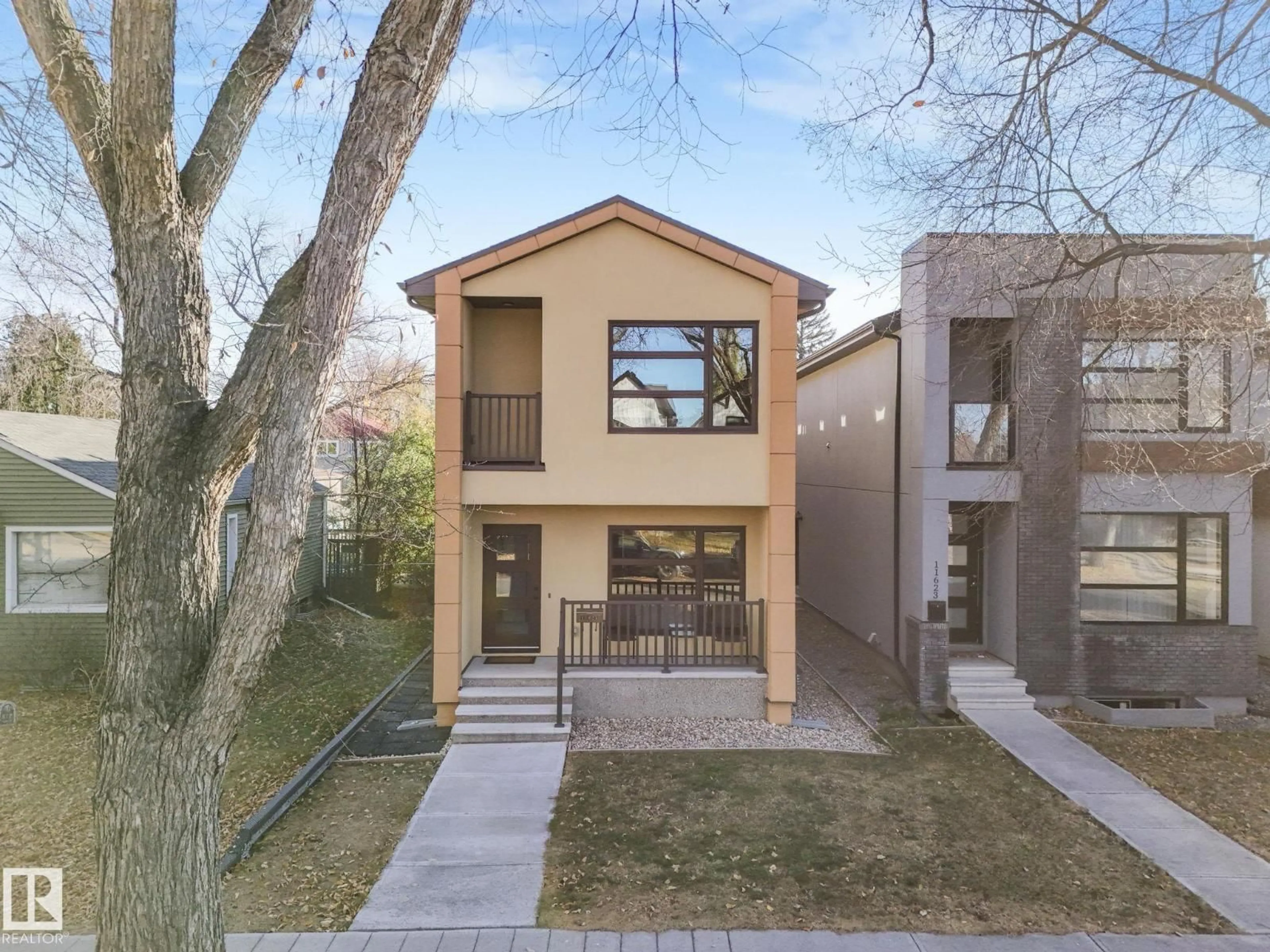 Home with brick exterior material, street for NW - 11625 126 ST, Edmonton Alberta T5M0R9