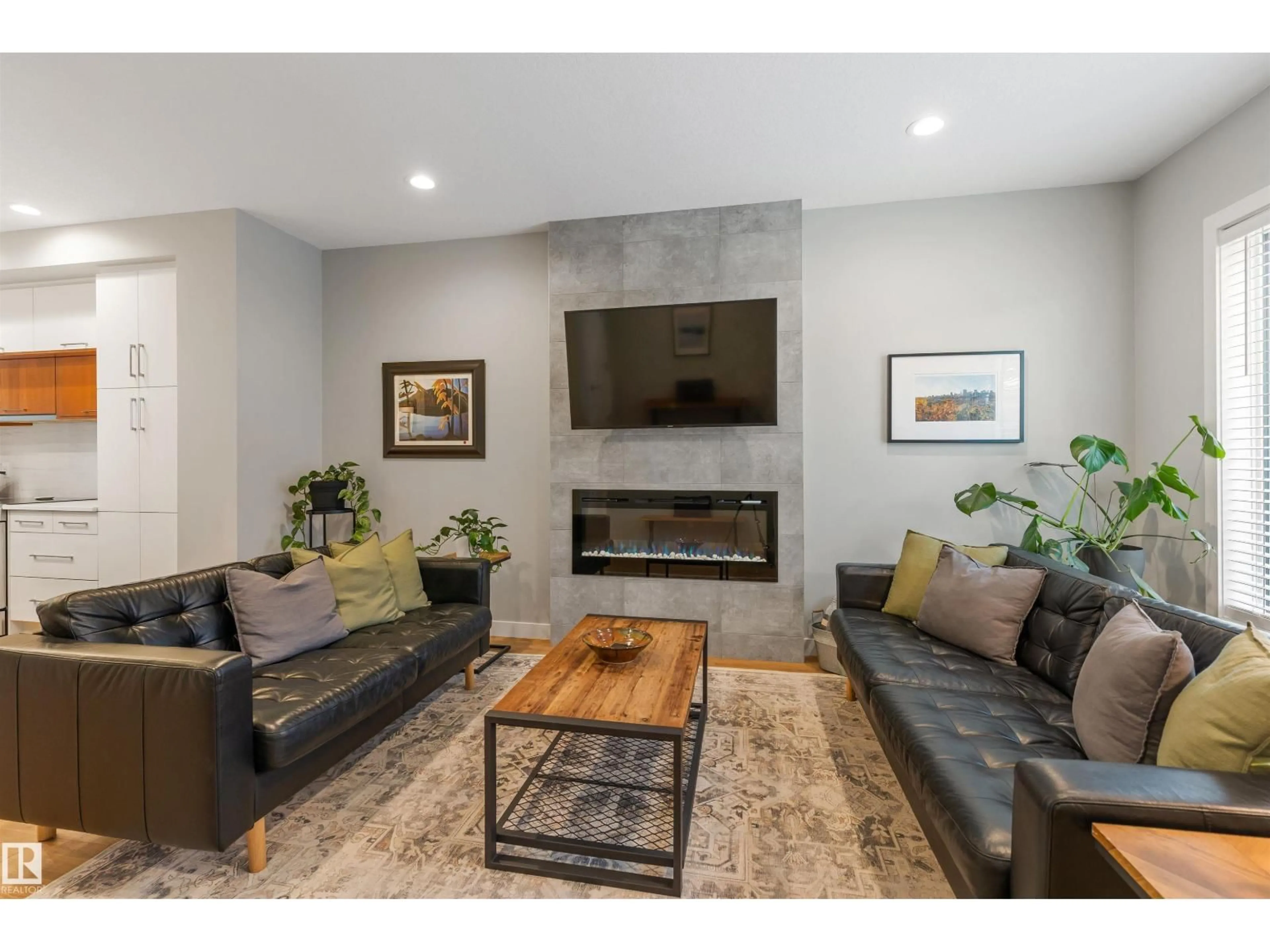Living room with furniture, unknown for 9524 75 AV, Edmonton Alberta T6E1H4