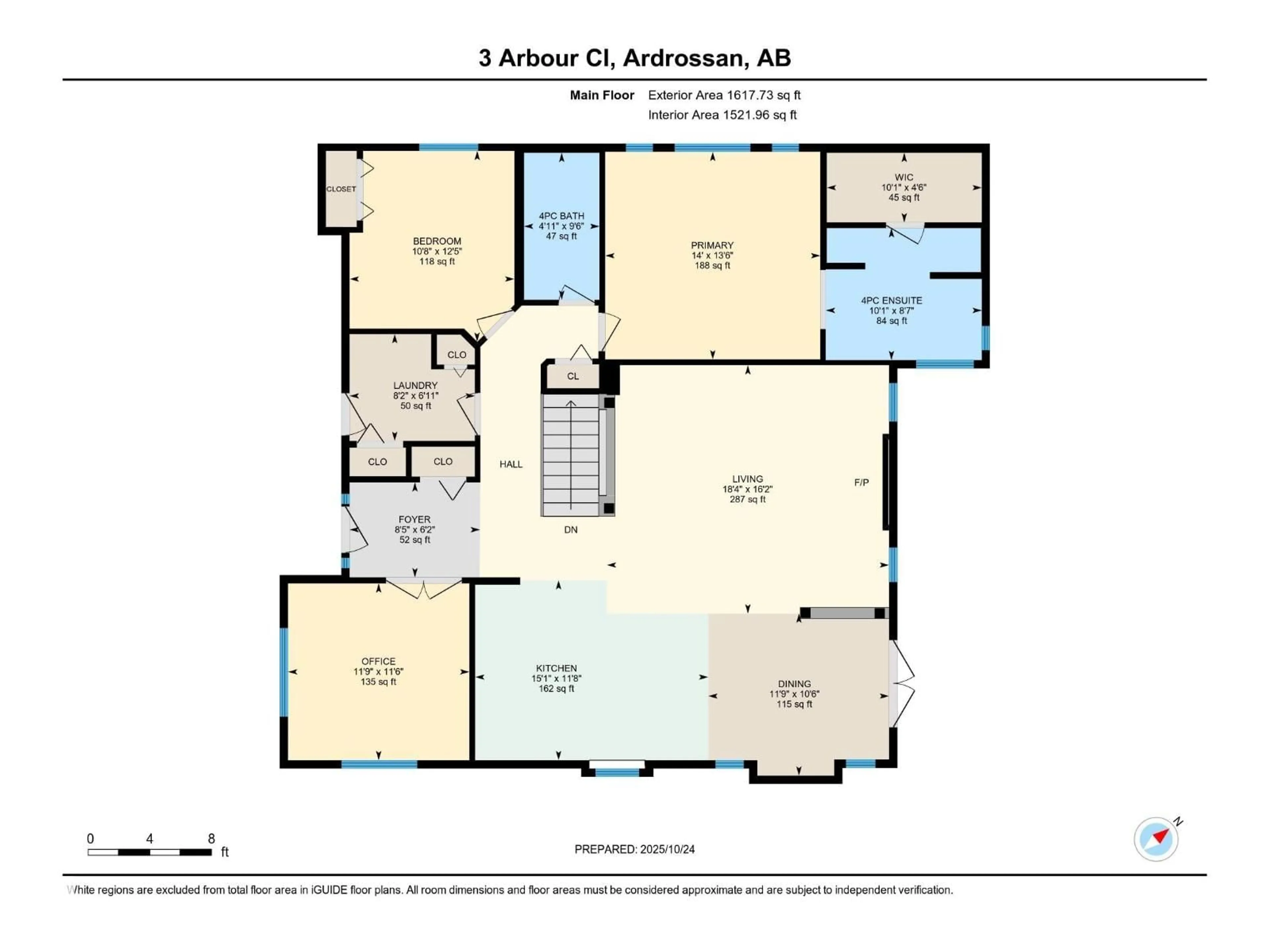 Floor plan for 3 ARBOUR, Ardrossan Alberta T8E2A1
