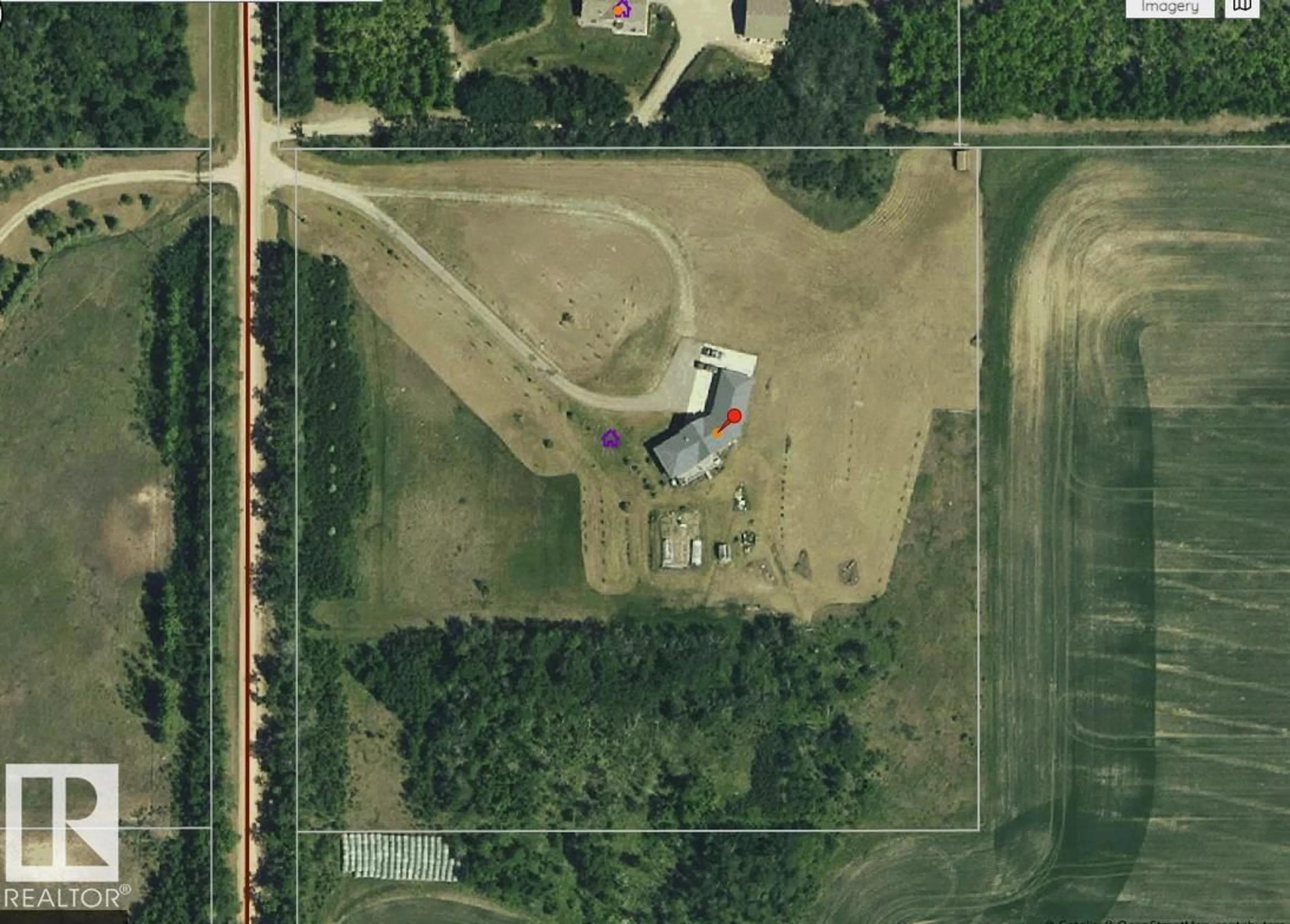 A pic from outside/outdoor area/front of a property/back of a property/a pic from drone, building for 62515 RANGE ROAD 444, Rural Bonnyville M.D. Alberta T0V0B0