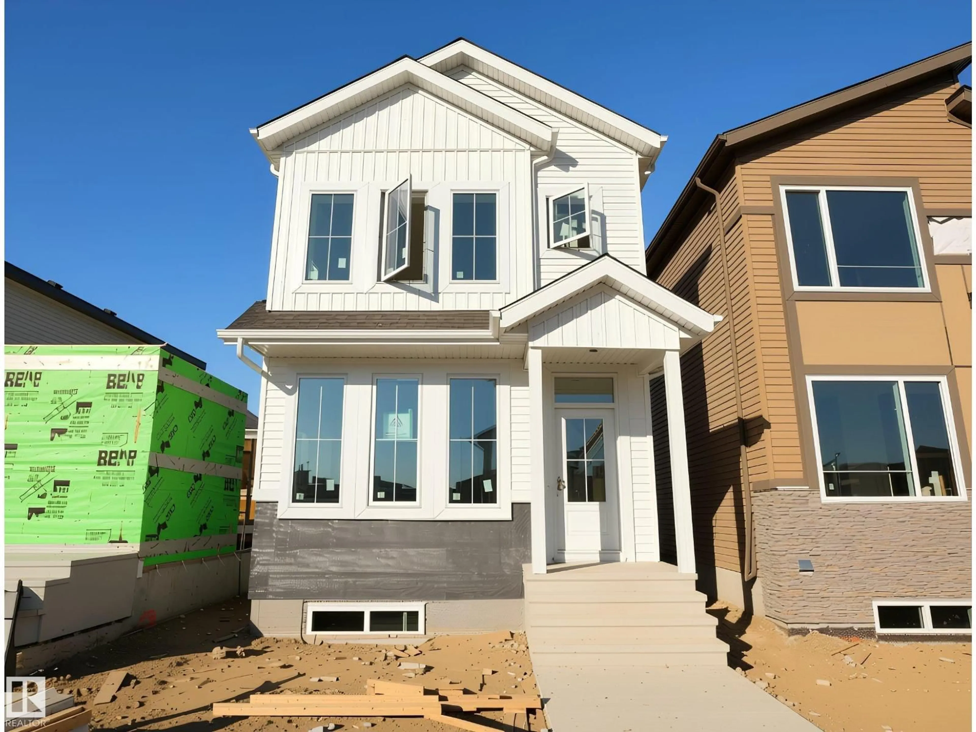 Home with vinyl exterior material, street for 434 CRYSTAL CREEK LINK, Leduc Alberta T9E0X5