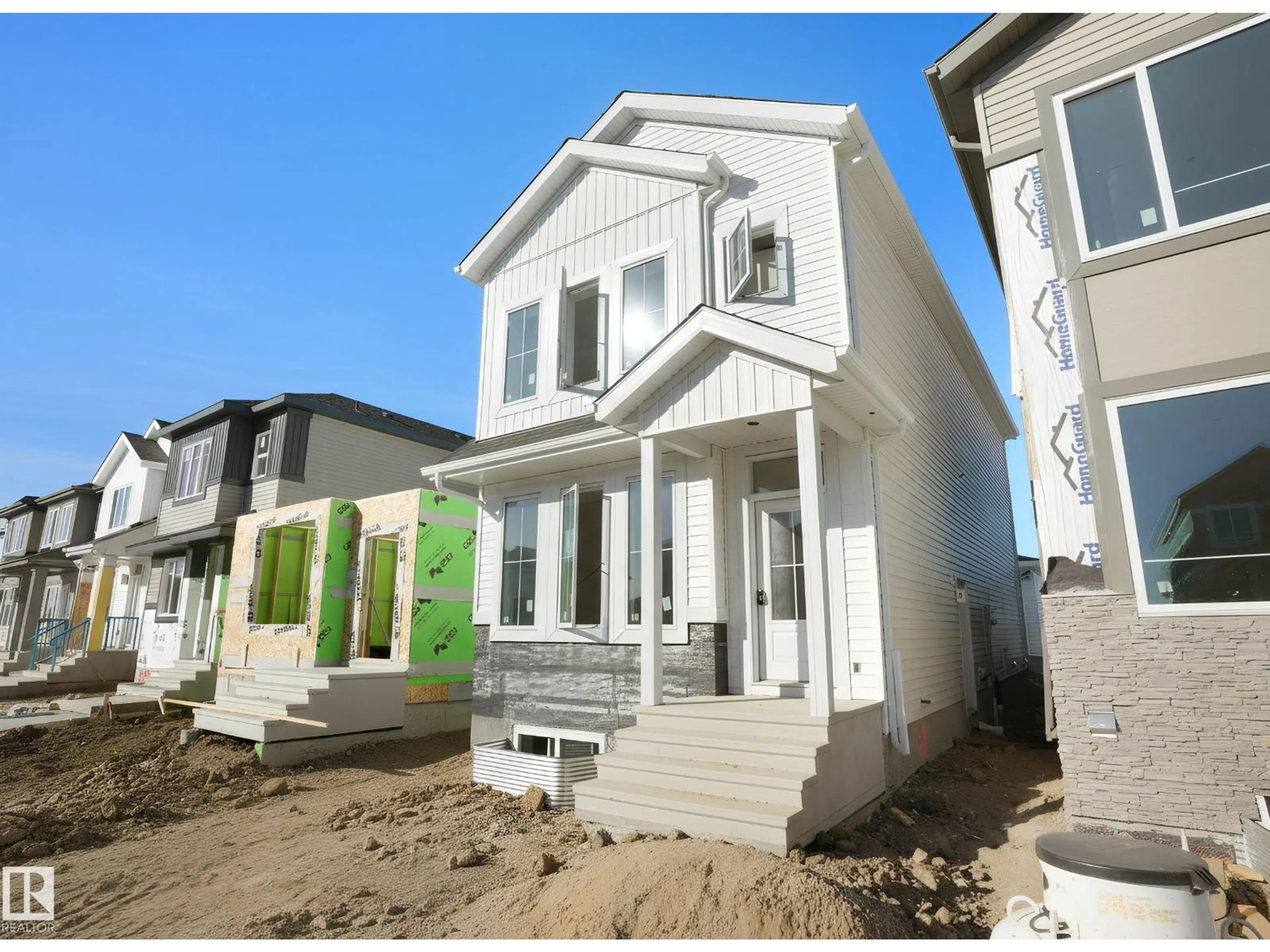 Home with vinyl exterior material, street for 434 CRYSTAL CREEK LINK, Leduc Alberta T9E0X5