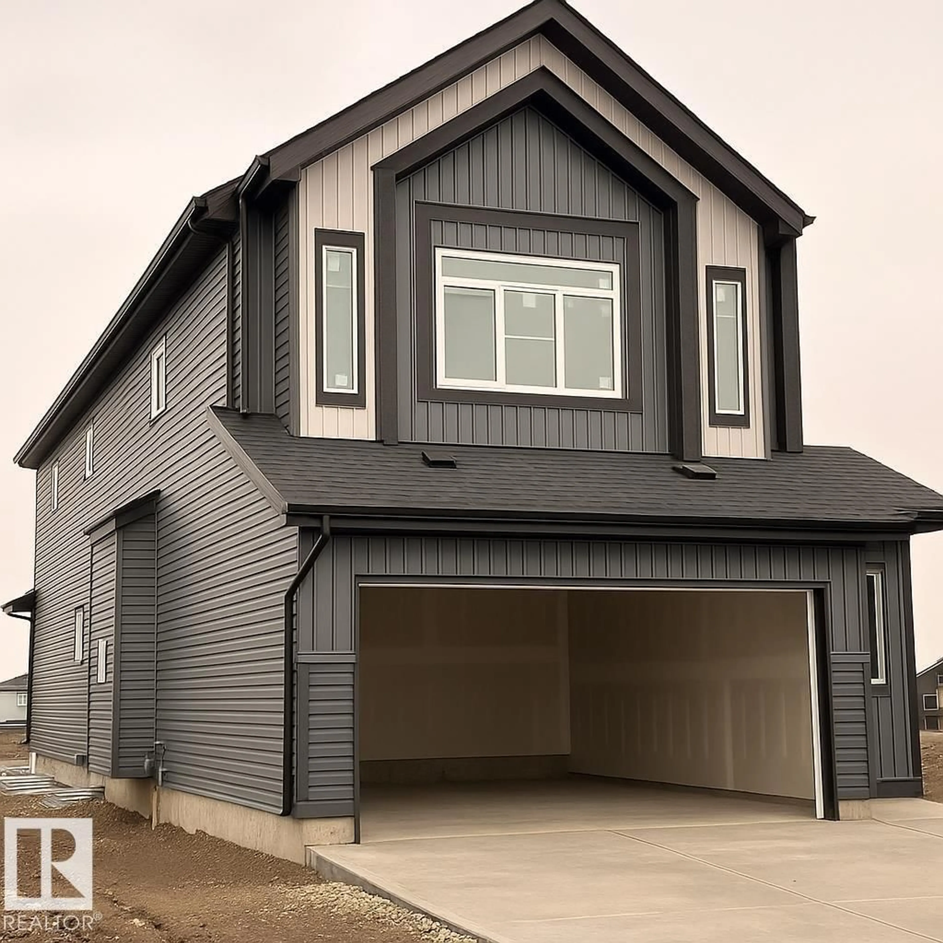 Home with vinyl exterior material, street for SW SW - 8458 MAYDAY LI, Edmonton Alberta T6X3G1