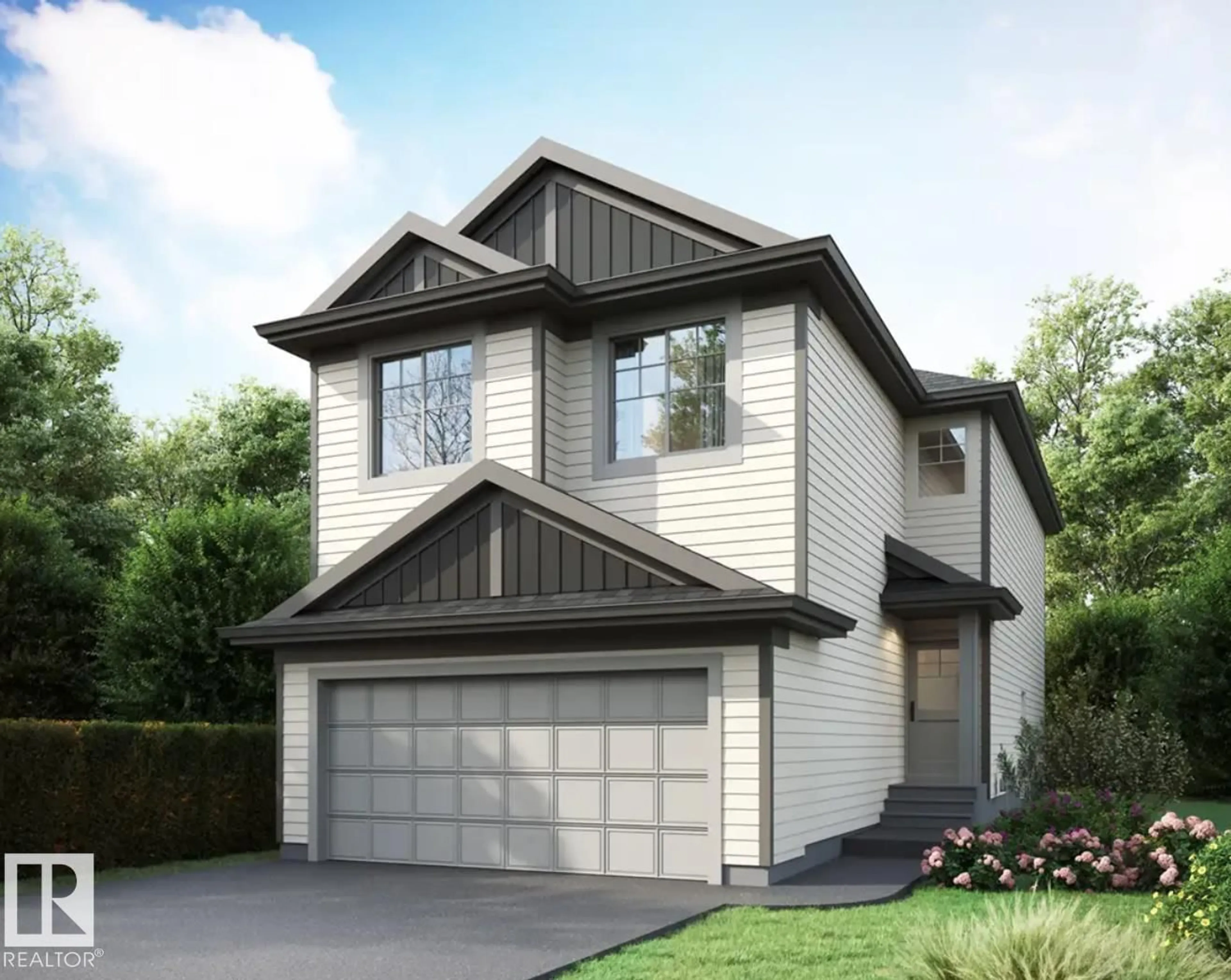 Home with vinyl exterior material, street for 3210 DIXON WY, Edmonton Alberta T6W5L3