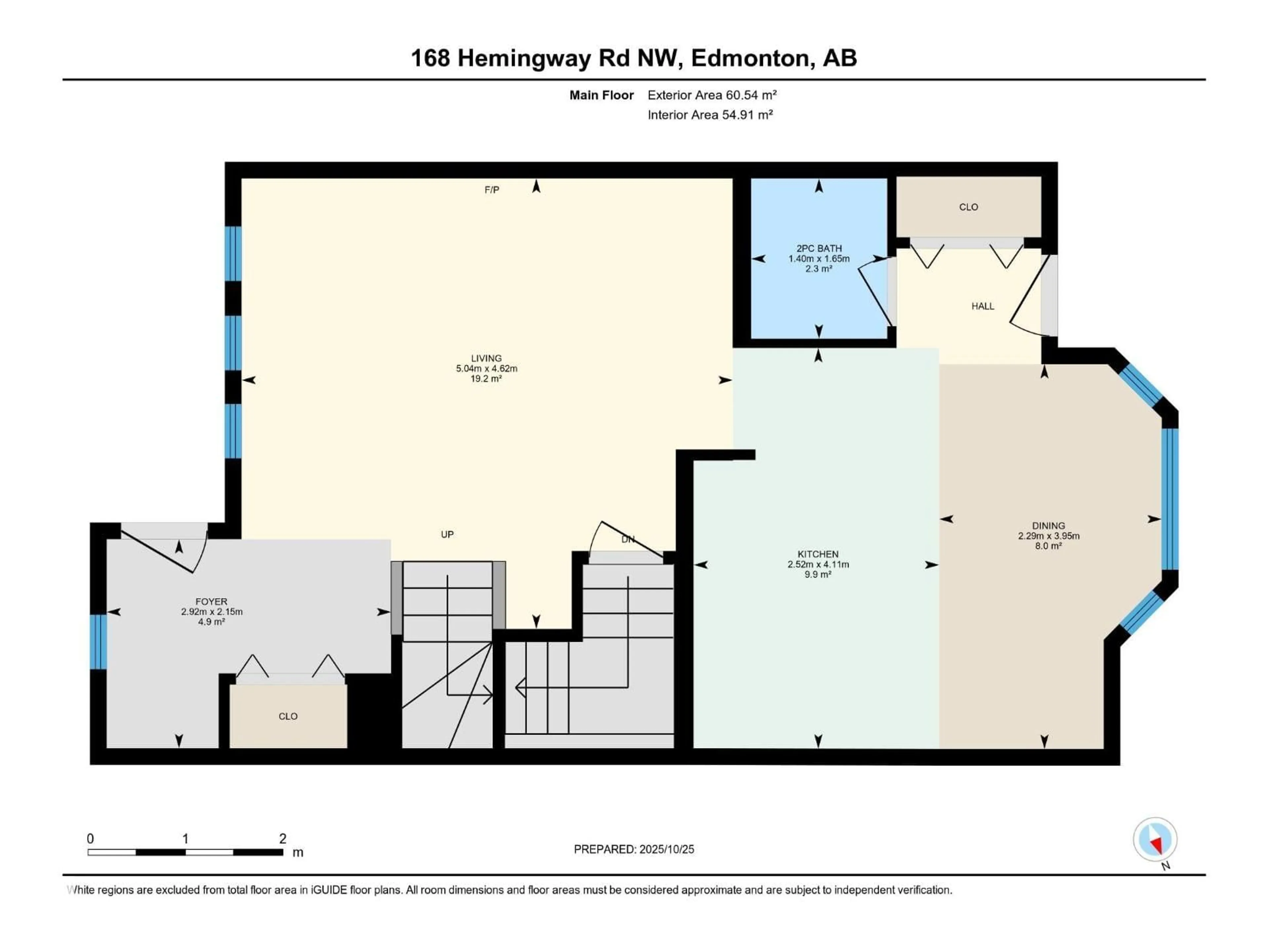 Floor plan for 168 HEMINGWAY RD, Edmonton Alberta T6M2Y8