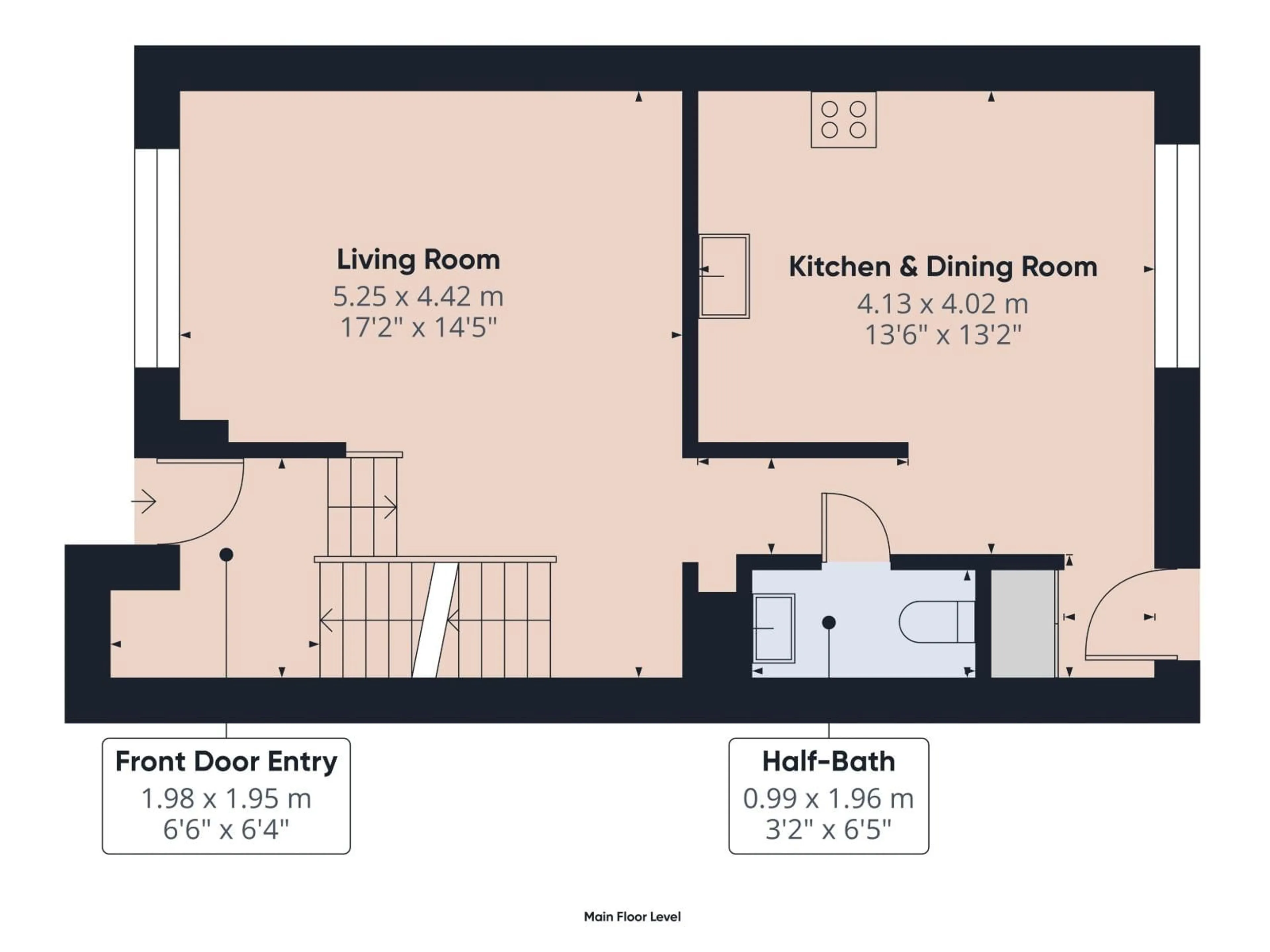 Floor plan for 18337 93 AV, Edmonton Alberta T5T1V2
