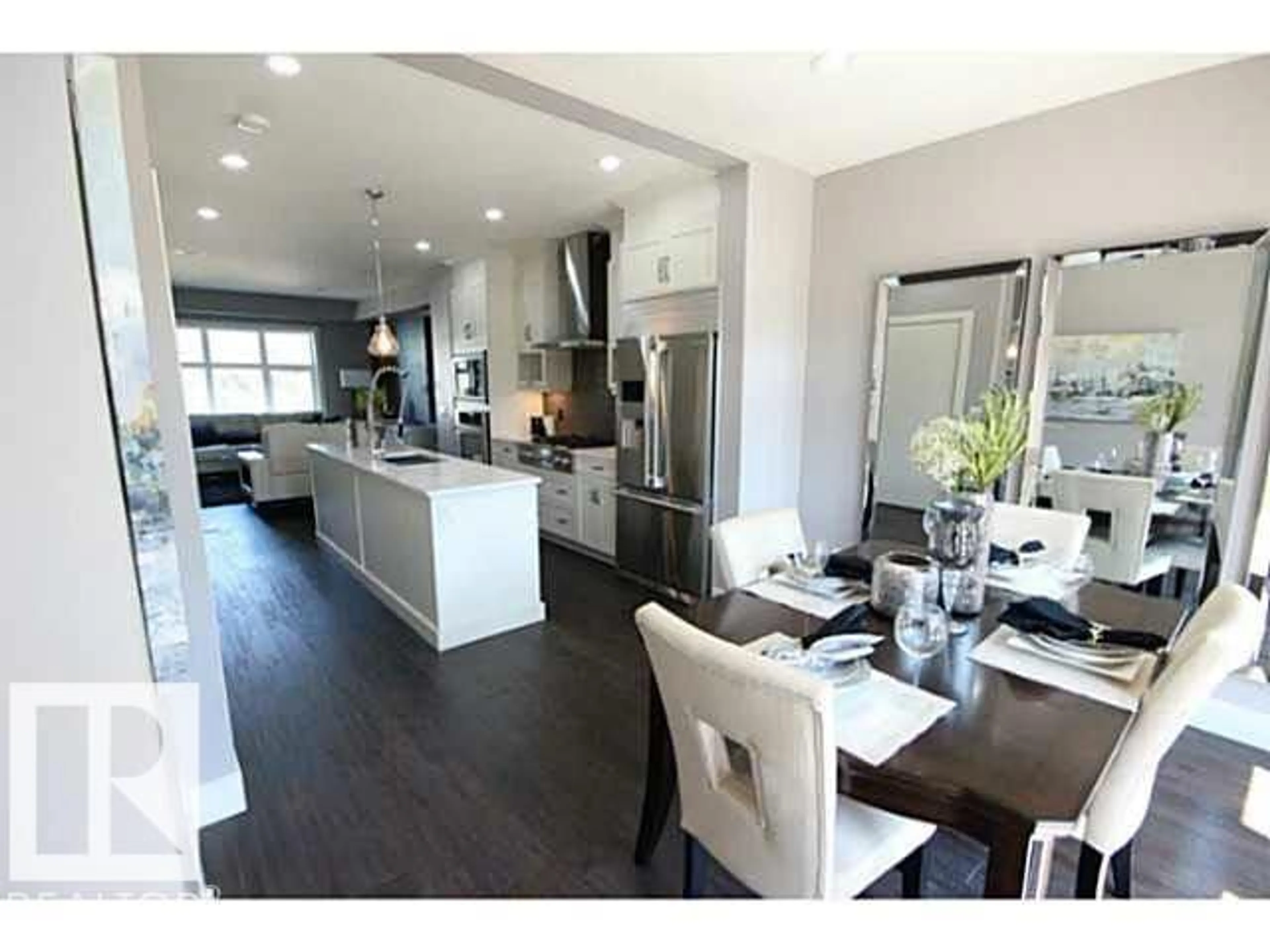 Open concept kitchen, unknown for 11333 76 AV, Edmonton Alberta T6G0K3