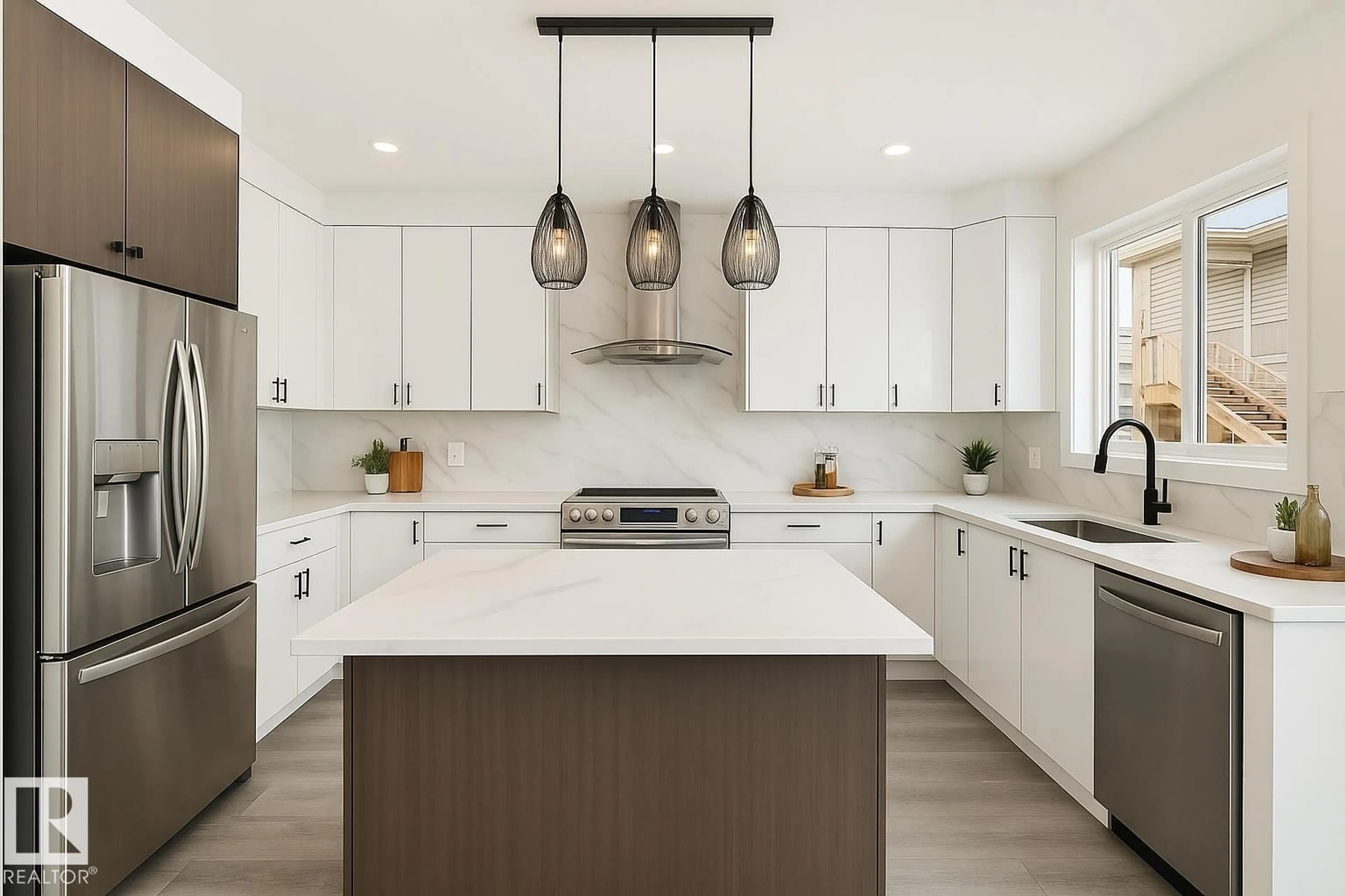 Contemporary kitchen, unknown for 3518 42 AV, Beaumont Alberta T4X3B3