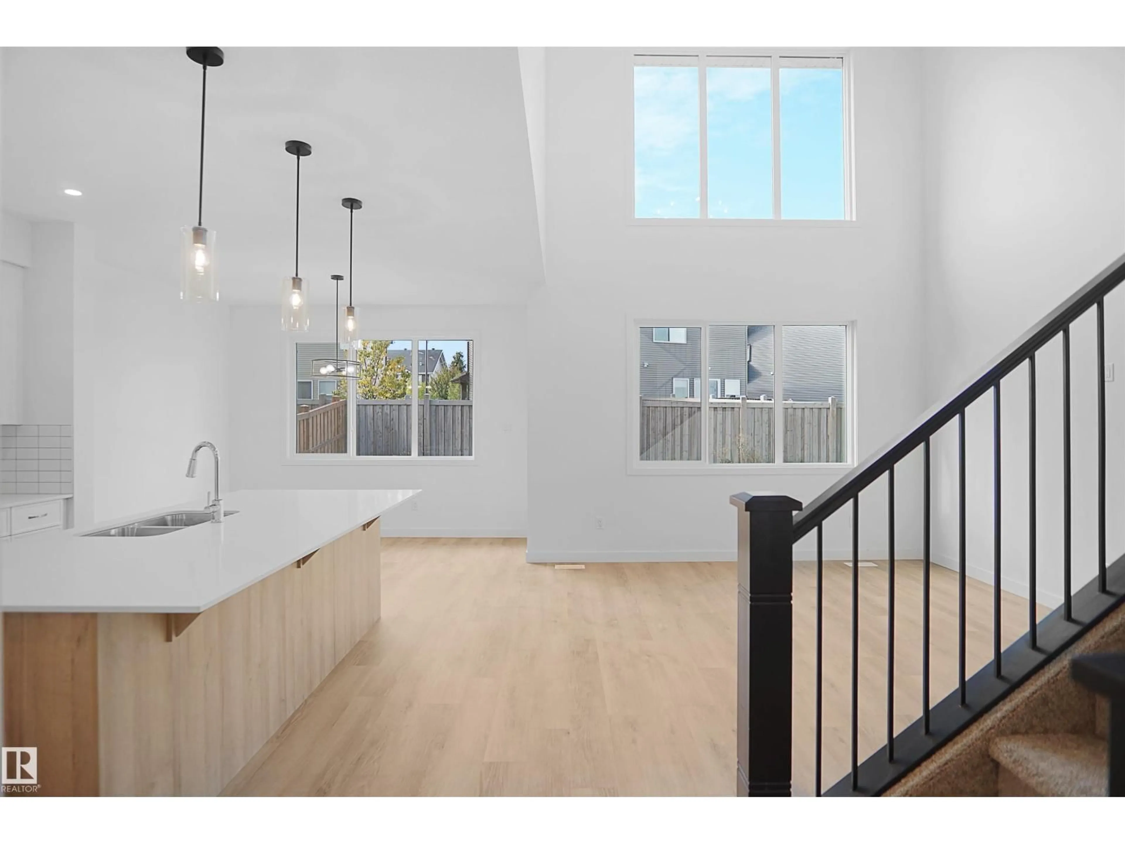 Open concept kitchen, unknown for NE - 16539 3 ST, Edmonton Alberta T5T7H9