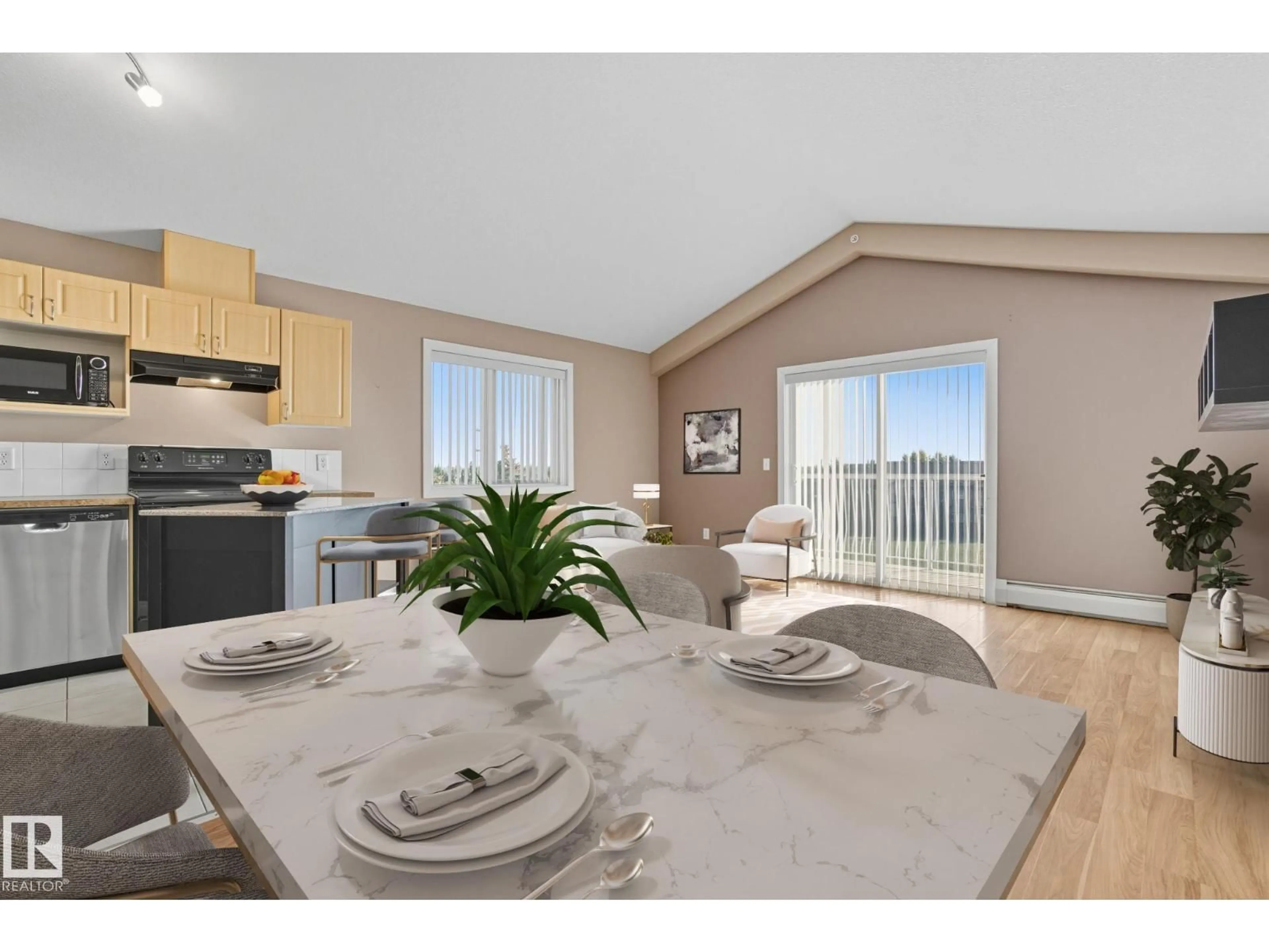 Open concept kitchen, unknown for #417 - 240 SPRUCE RIDGE RD, Spruce Grove Alberta T7X0G5