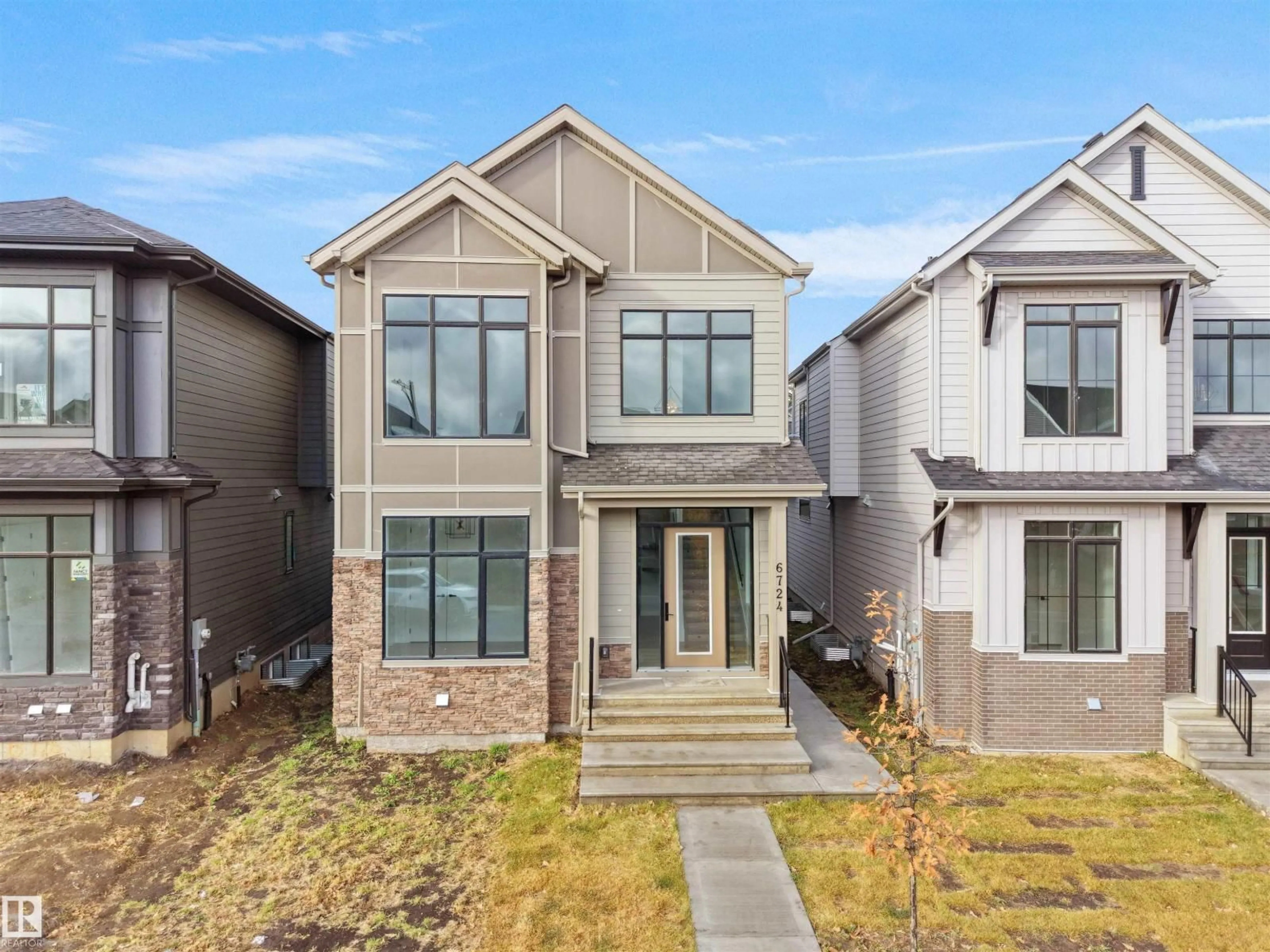 Home with brick exterior material, street for 6724 CRAWFORD WY, Edmonton Alberta T6W1A6