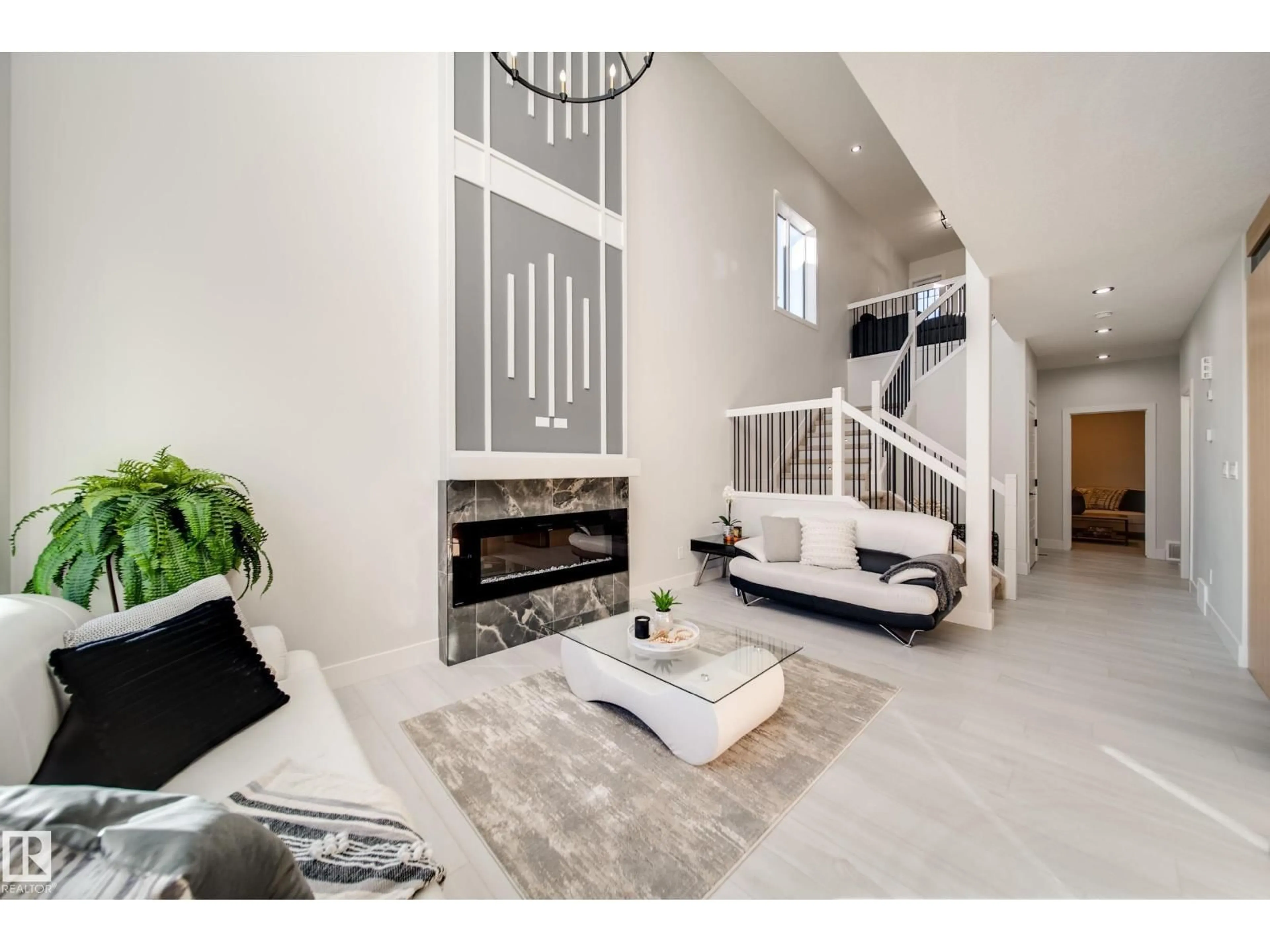 Living room with furniture, unknown for 8811 183 AV, Edmonton Alberta T5Z0S8