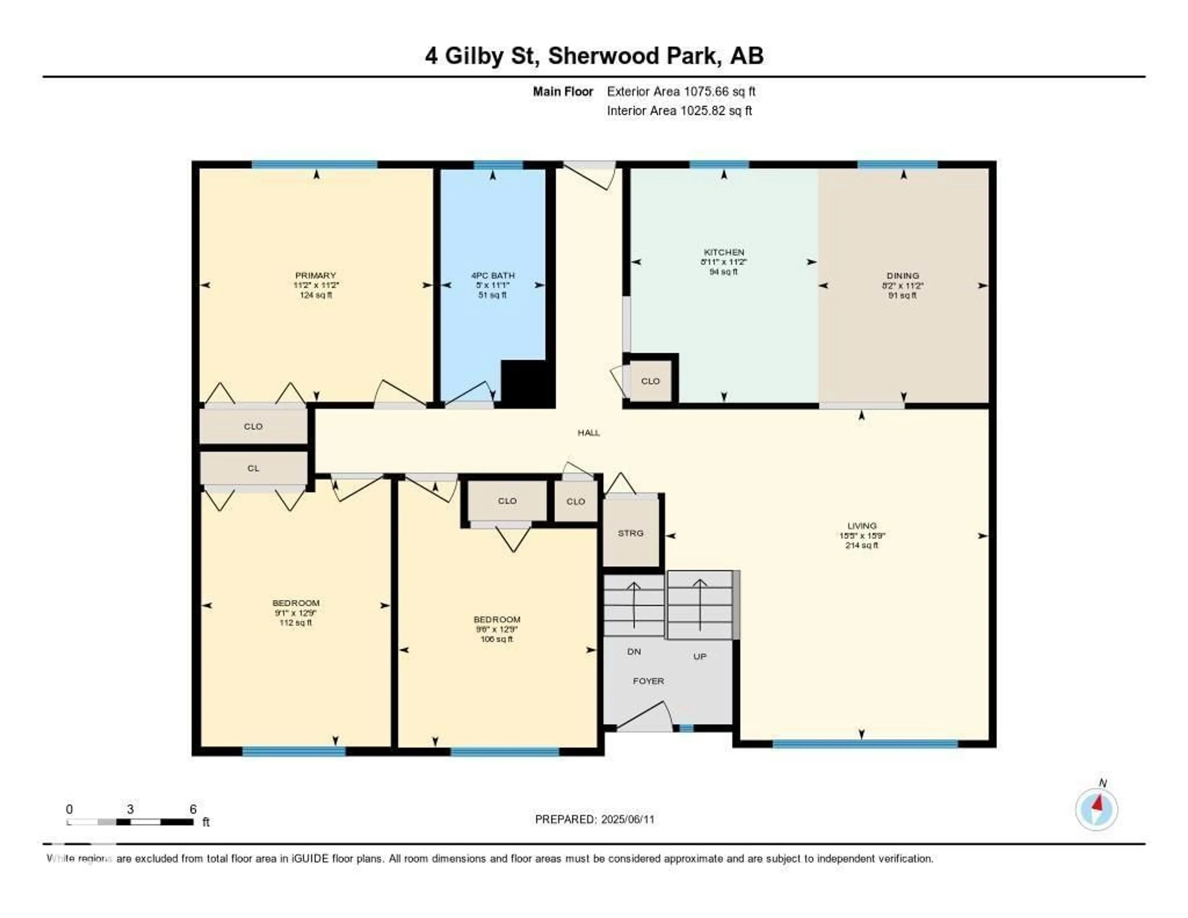 Floor plan for 4 GILBY ST, Sherwood Park Alberta T8A2X2