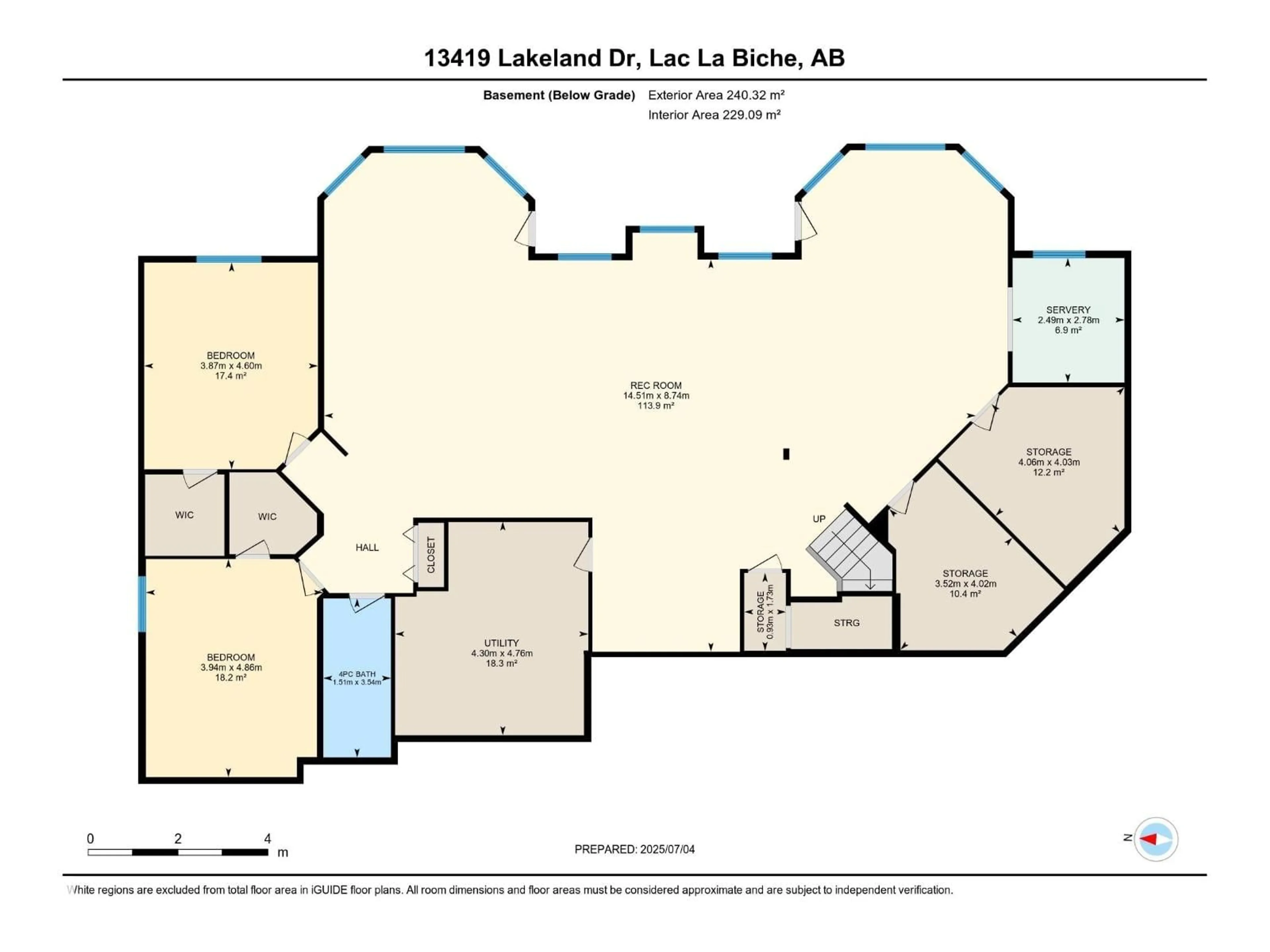 Floor plan for 13419 LAKELAND DR, Rural Lac La Biche County Alberta T0A2C0
