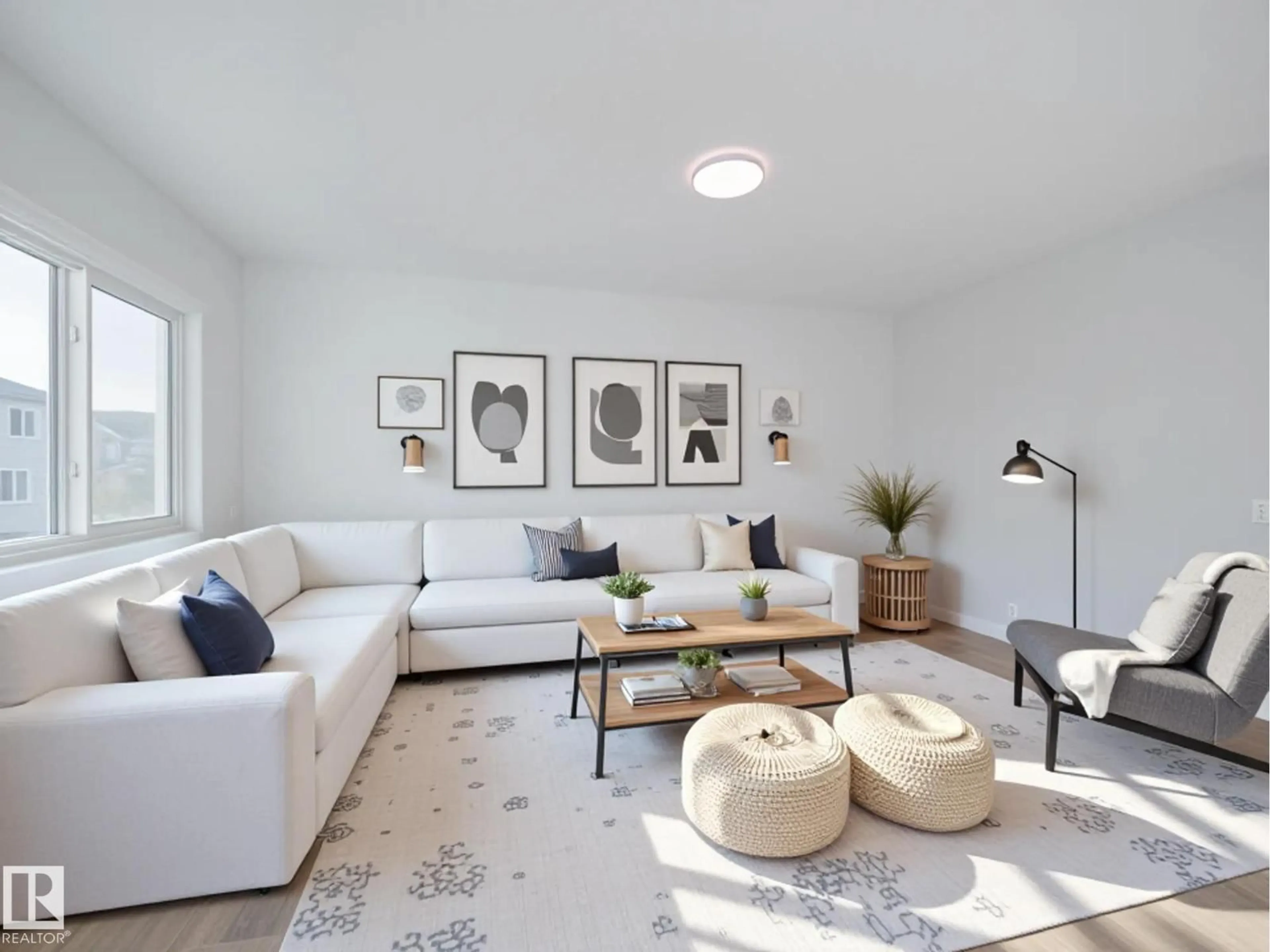 Living room with furniture, unknown for SW - 4641 KINSELLA LD, Edmonton Alberta T6W5T8