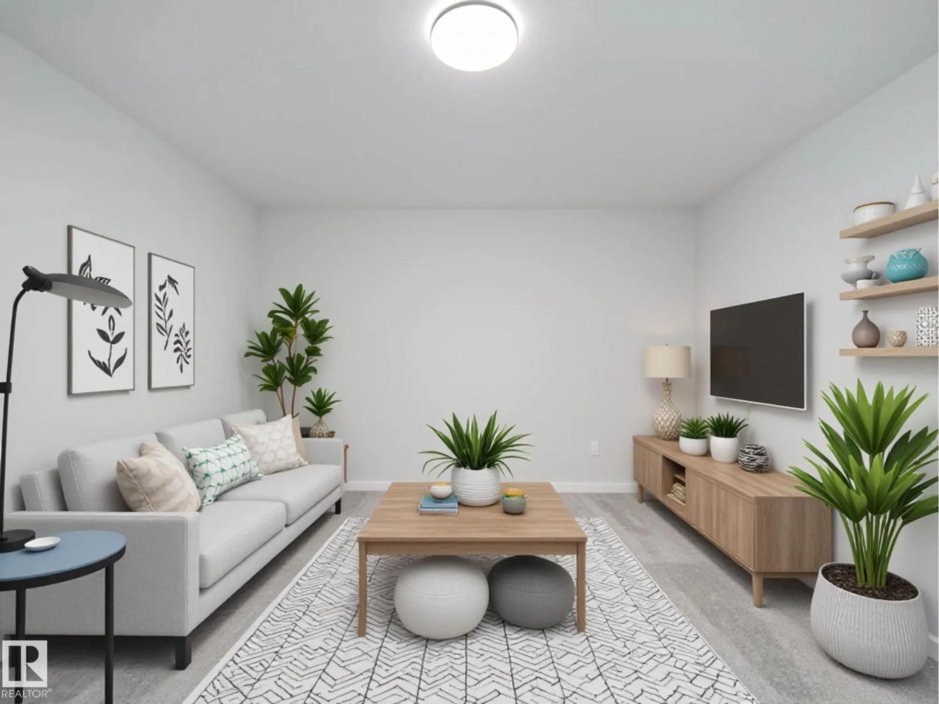 Living room with furniture, unknown for SW - 4641 KINSELLA LD, Edmonton Alberta T6W5T8