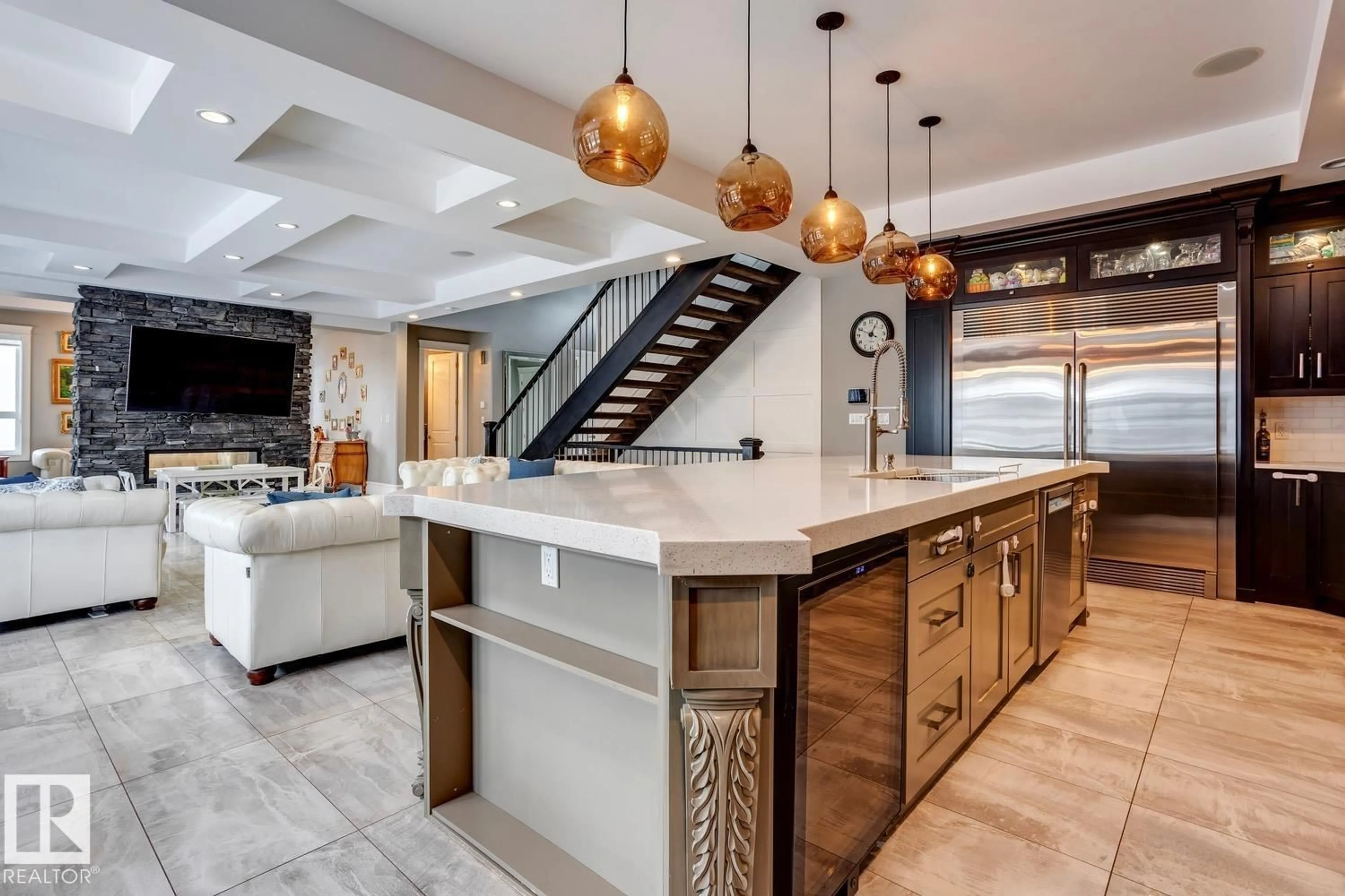 Contemporary kitchen, unknown for SW - 4311 WESTCLIFF LANDING LD, Edmonton Alberta T6W0Y1