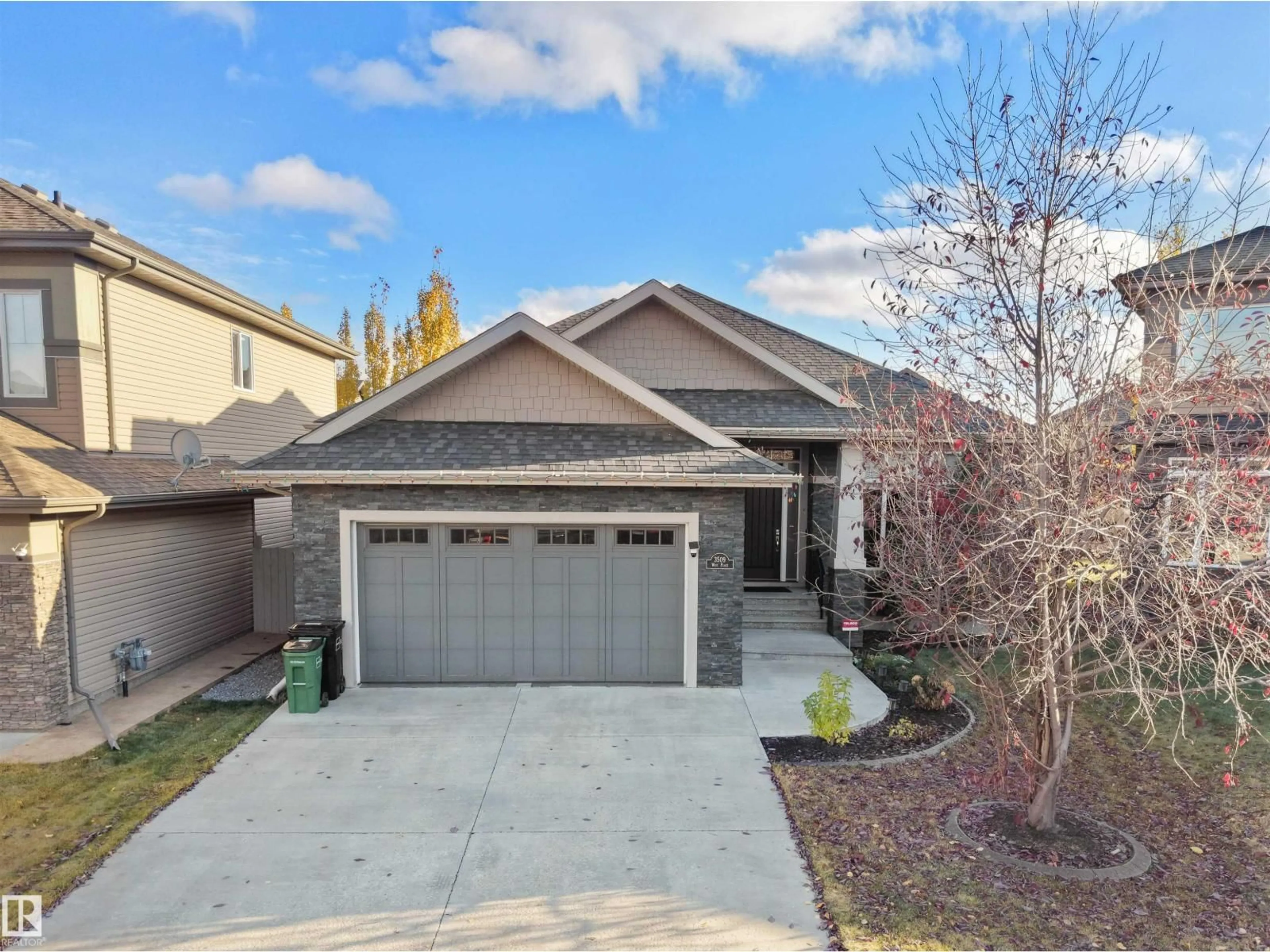Home with brick exterior material, street for 3509 WEST PL NW, Edmonton Alberta T6W0T6