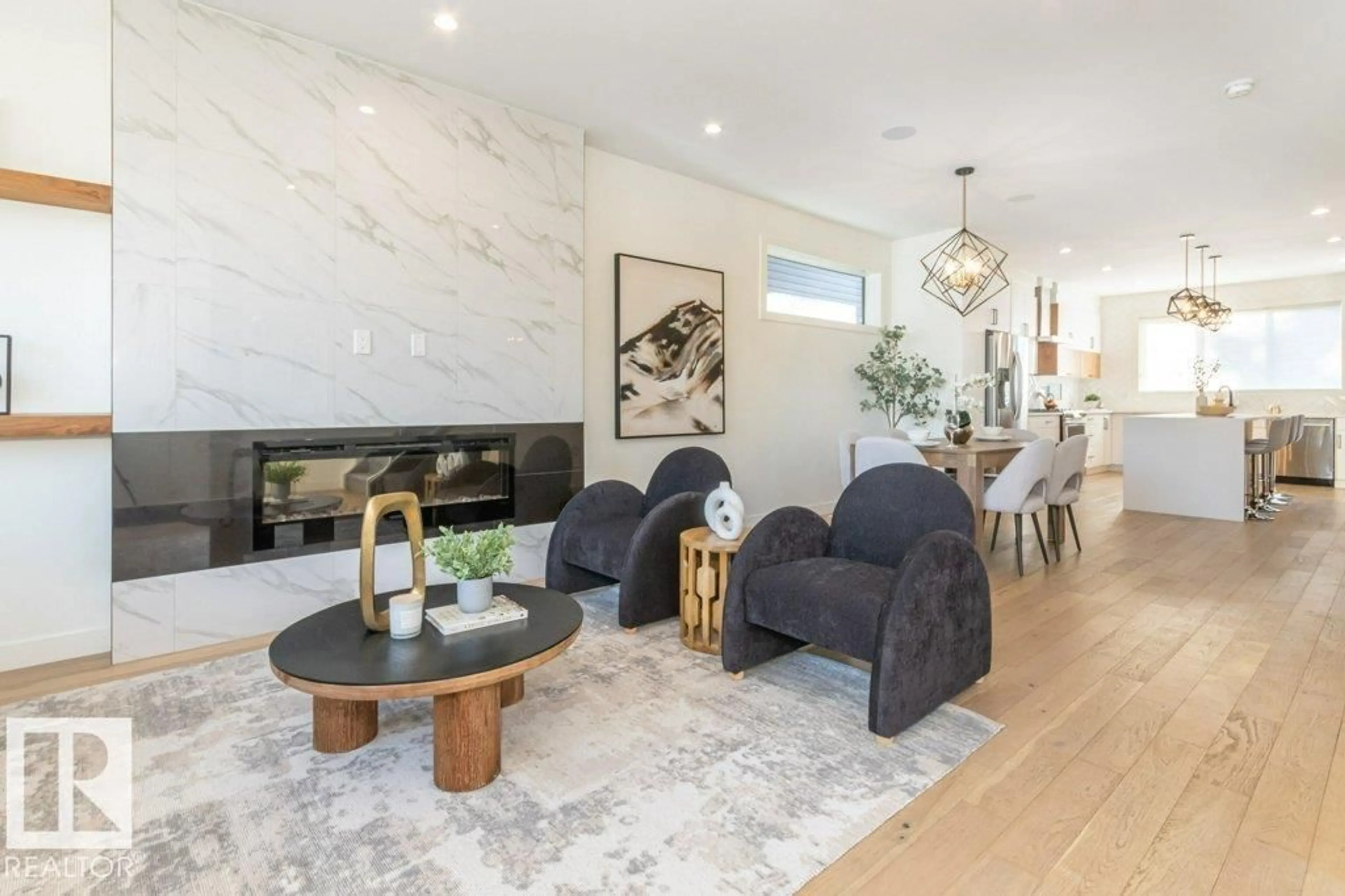 Living room with furniture, unknown for 11441 74 AV, Edmonton Alberta T6G0E7