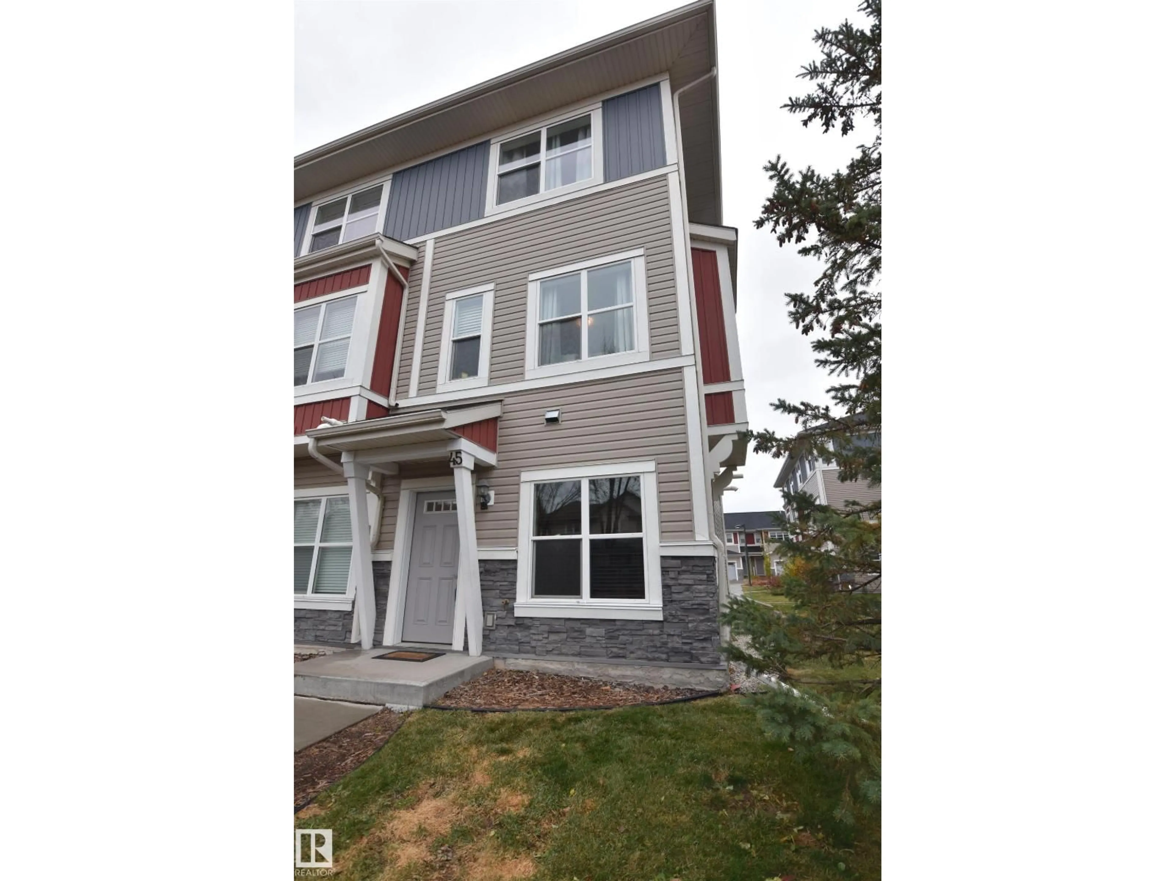 Home with vinyl exterior material, street for #45 - 3710 ALLAN DR, Edmonton Alberta T6W2C4