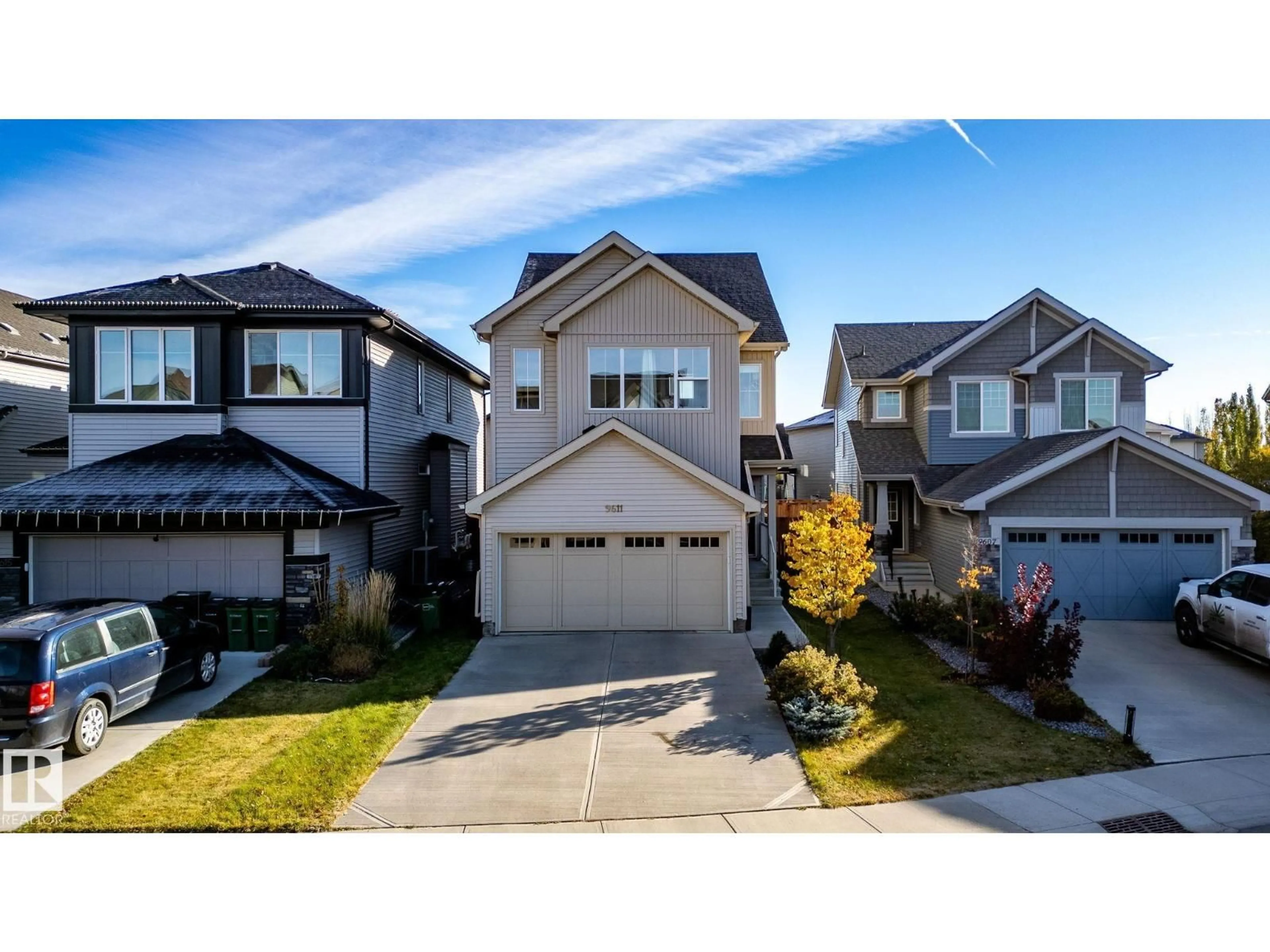 A pic from outside/outdoor area/front of a property/back of a property/a pic from drone, street for 9611 224 ST, Edmonton Alberta T5T7K6