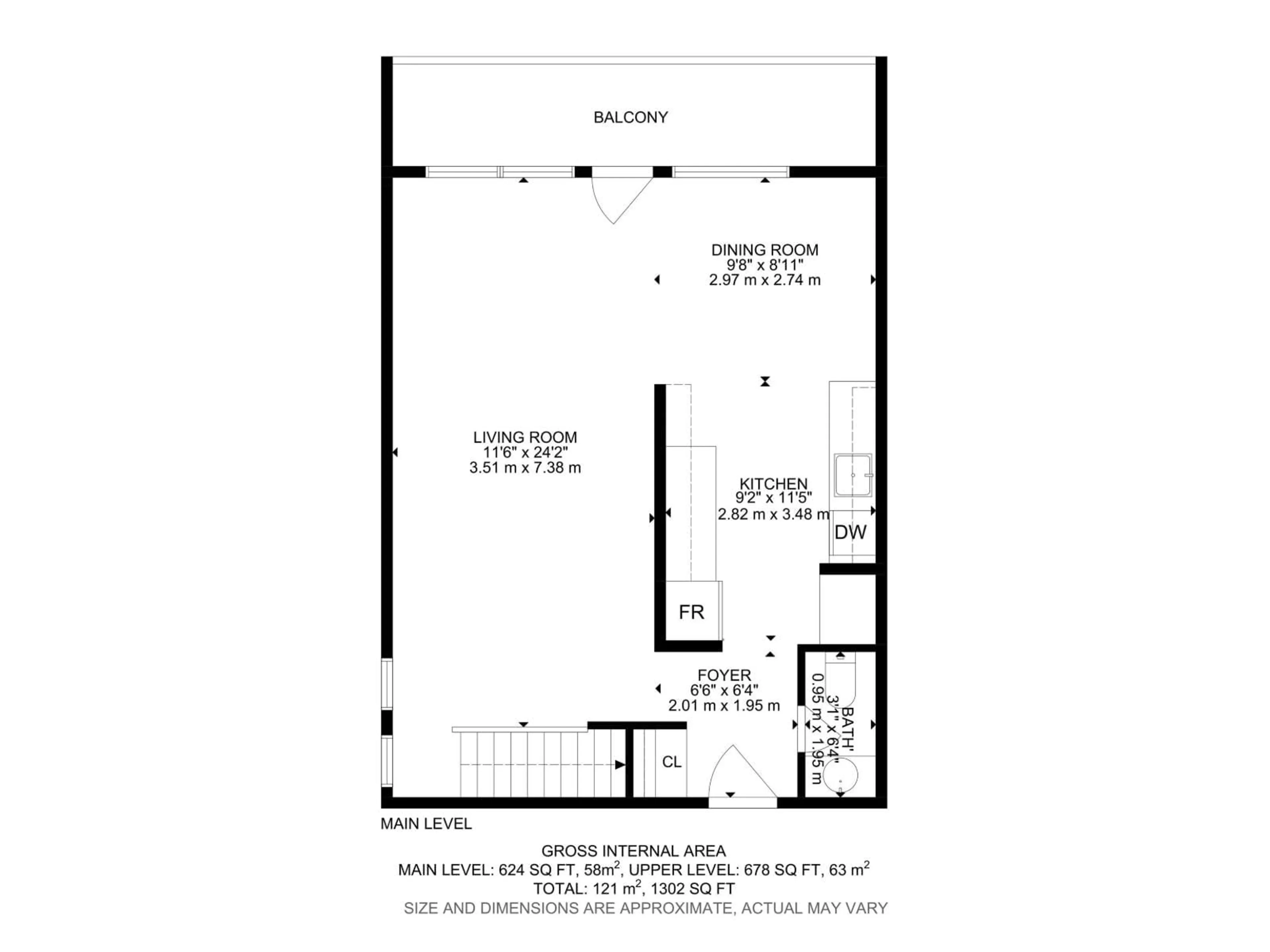 Floor plan for 202 - 7815 159 ST, Edmonton Alberta T5R2E1