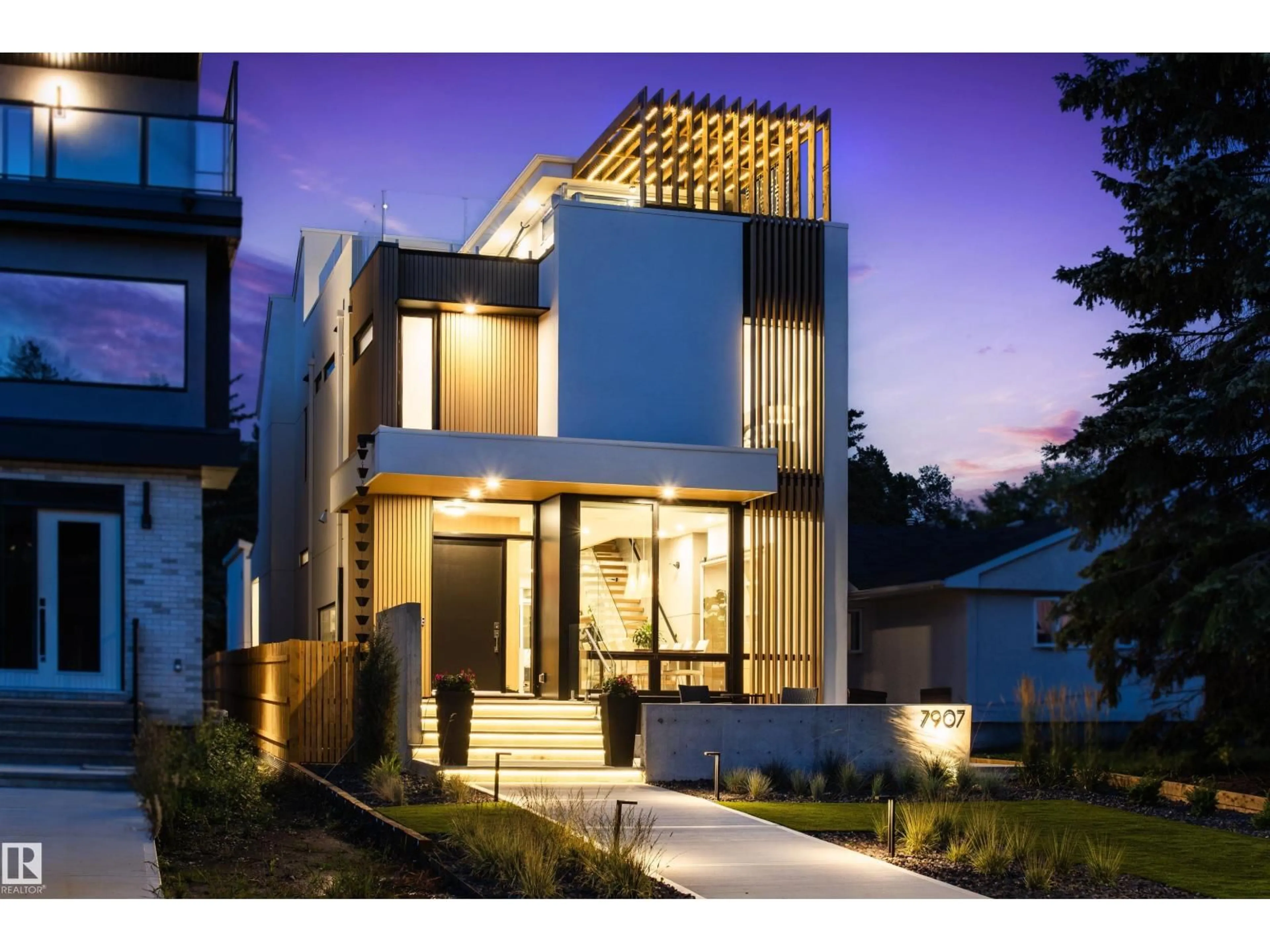 Home with brick exterior material, street for 7907 119 ST, Edmonton Alberta T6G1W6