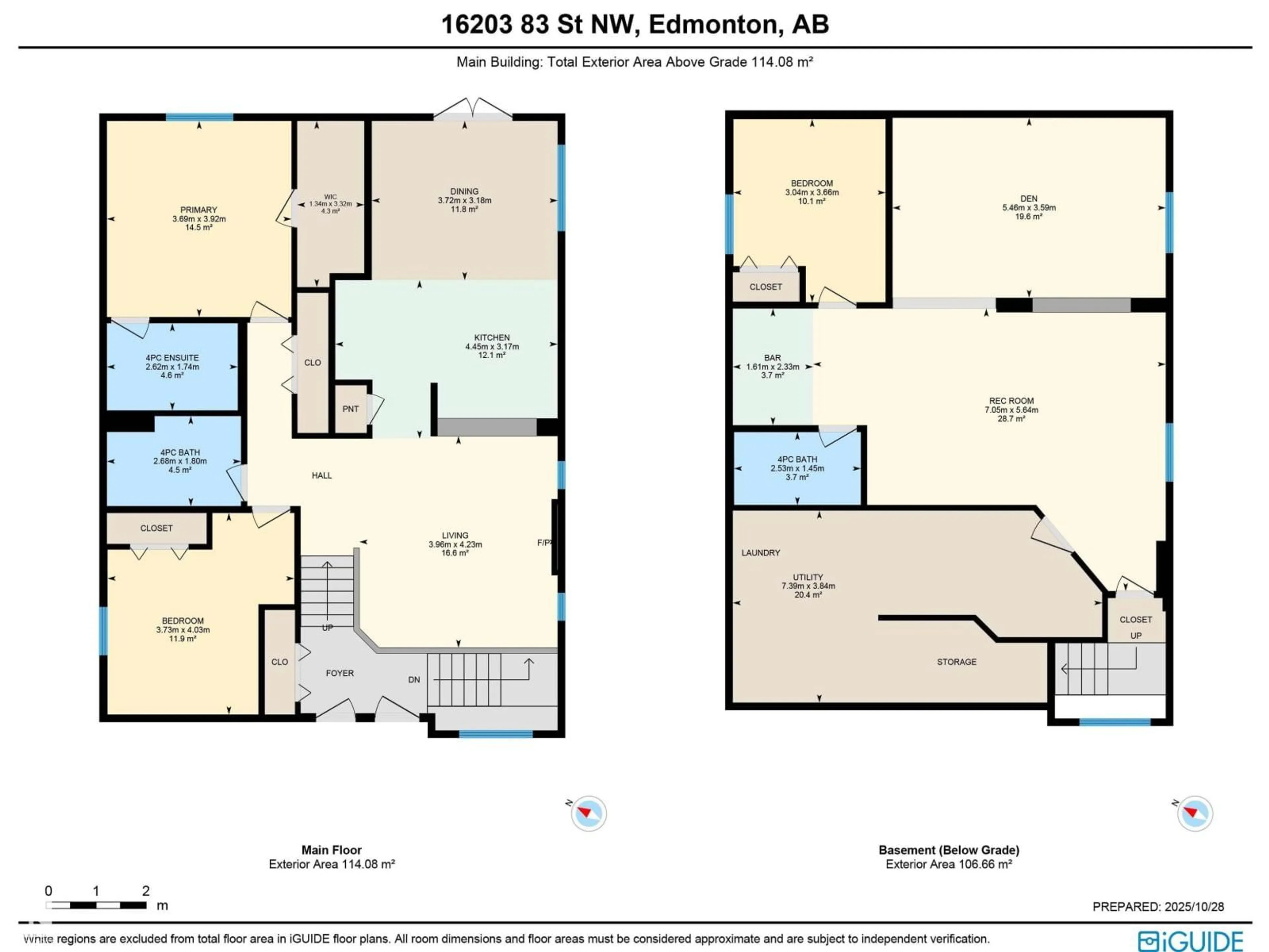 Floor plan for NW - 16203 83 ST, Edmonton Alberta T5Z3L5