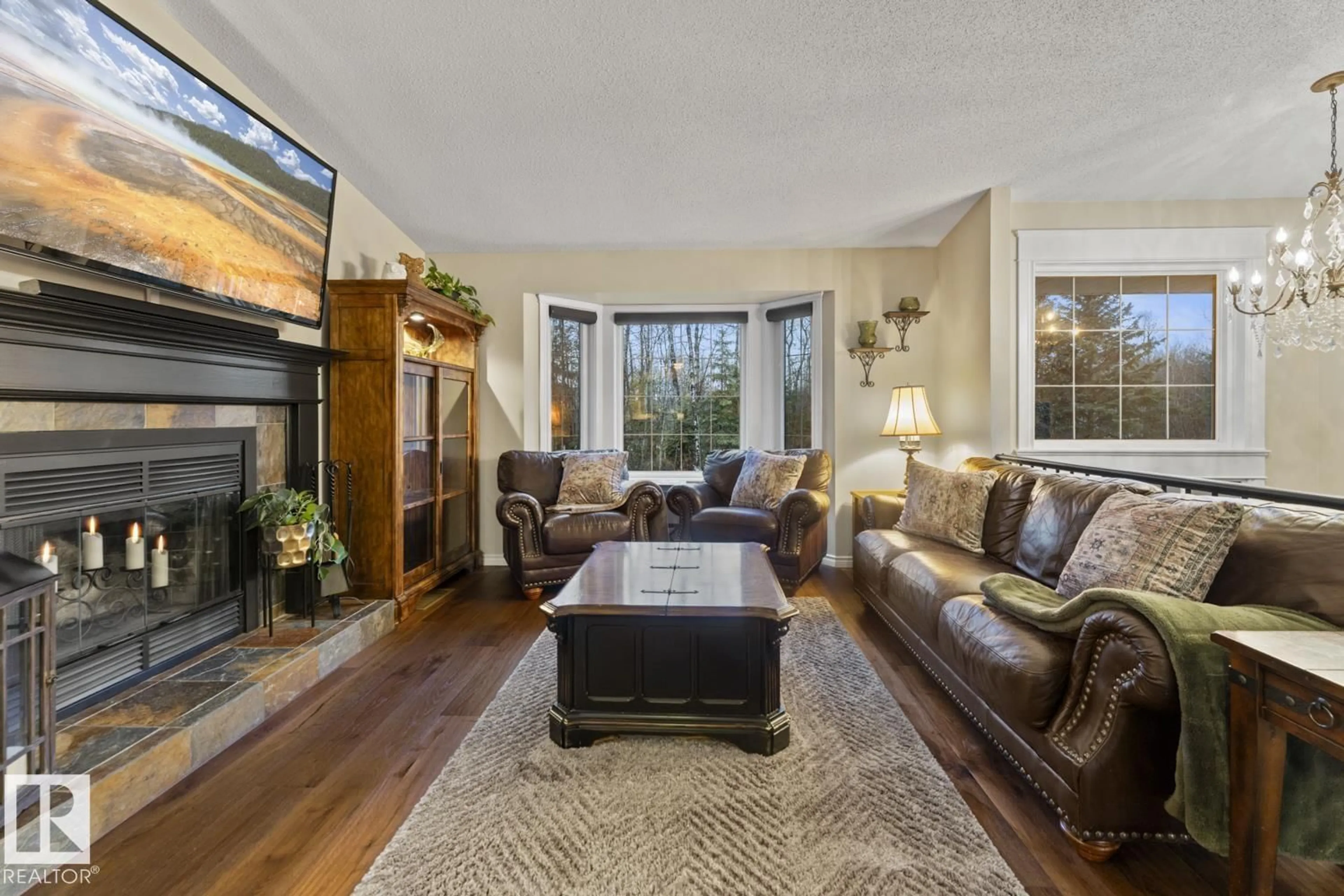 Living room with furniture, unknown for 63005 RANGE ROAD 412, Rural Bonnyville M.D. Alberta T9M1P1