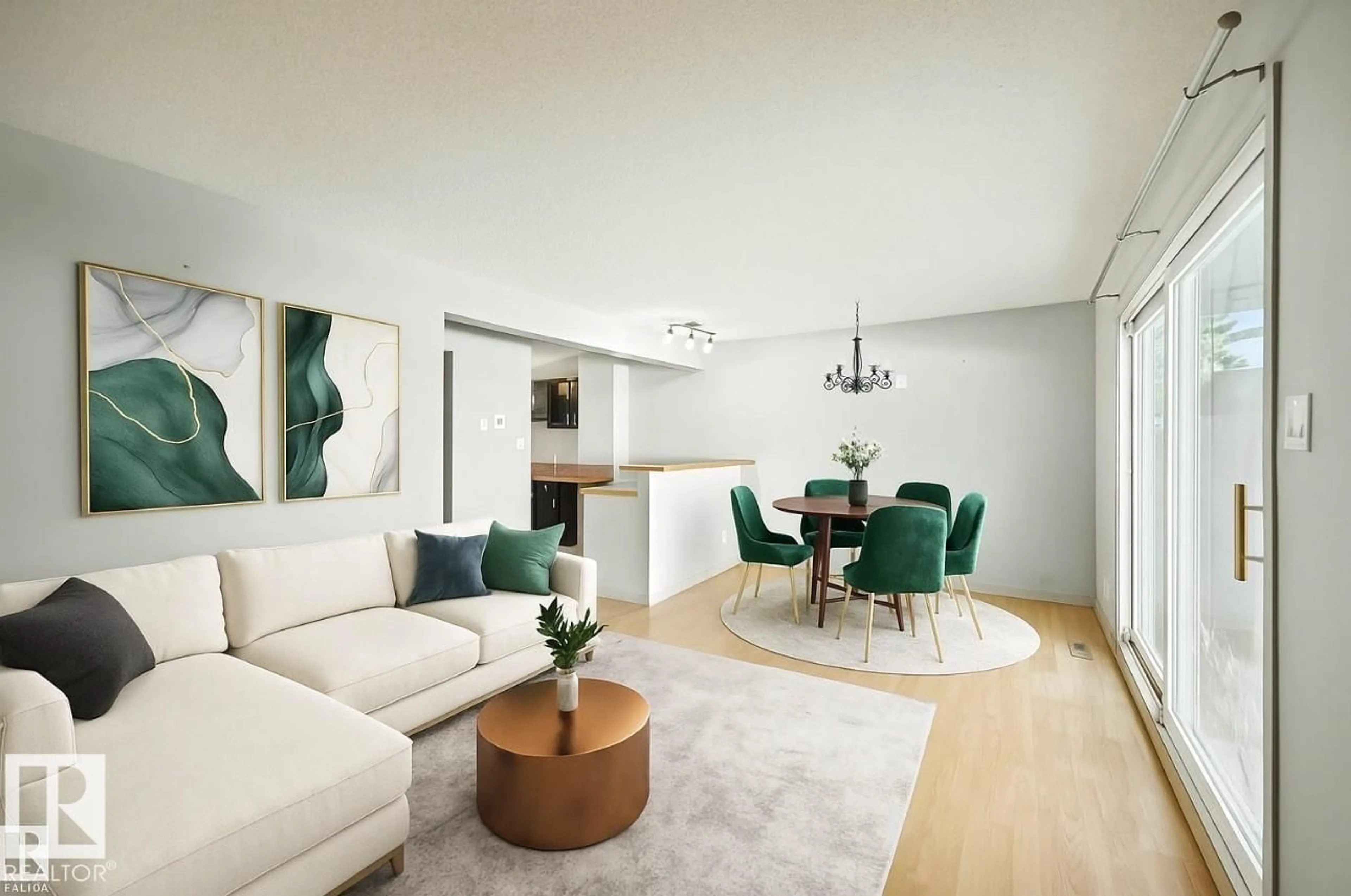 Living room with furniture, unknown for 11406 139 AV, Edmonton Alberta T5X3L4