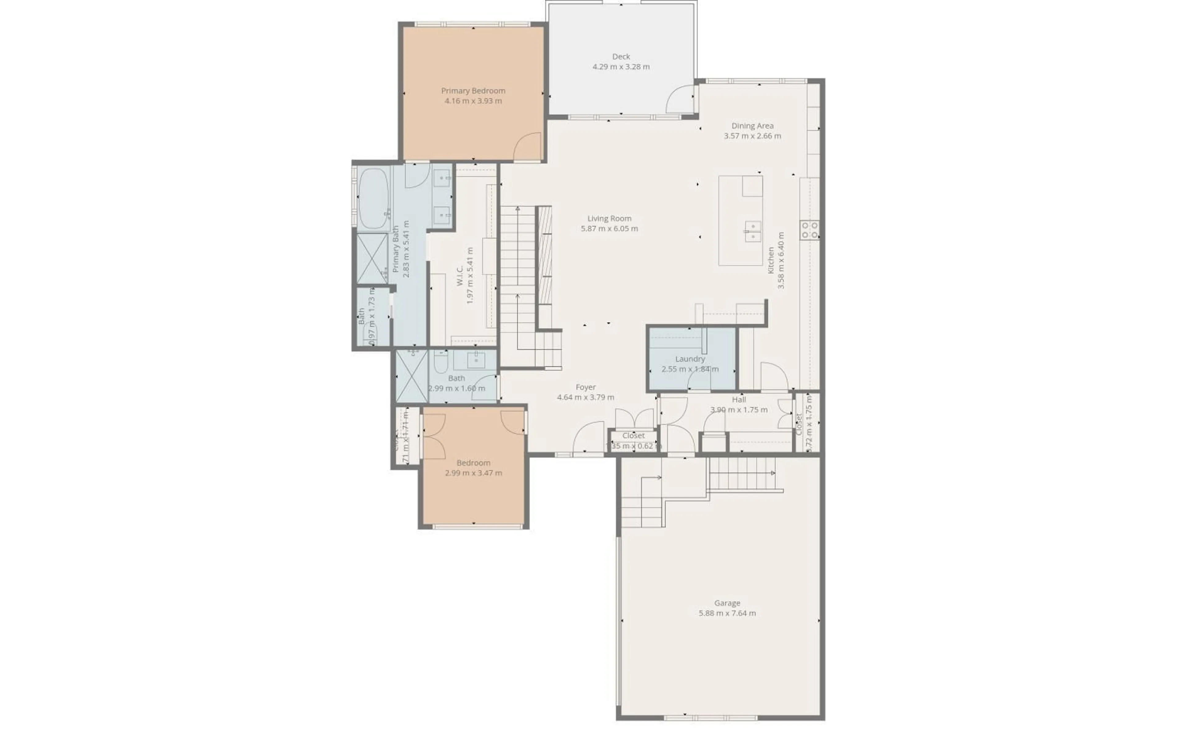 Floor plan for #42 - 20425 93 AV NW, Edmonton Alberta T5T7C7