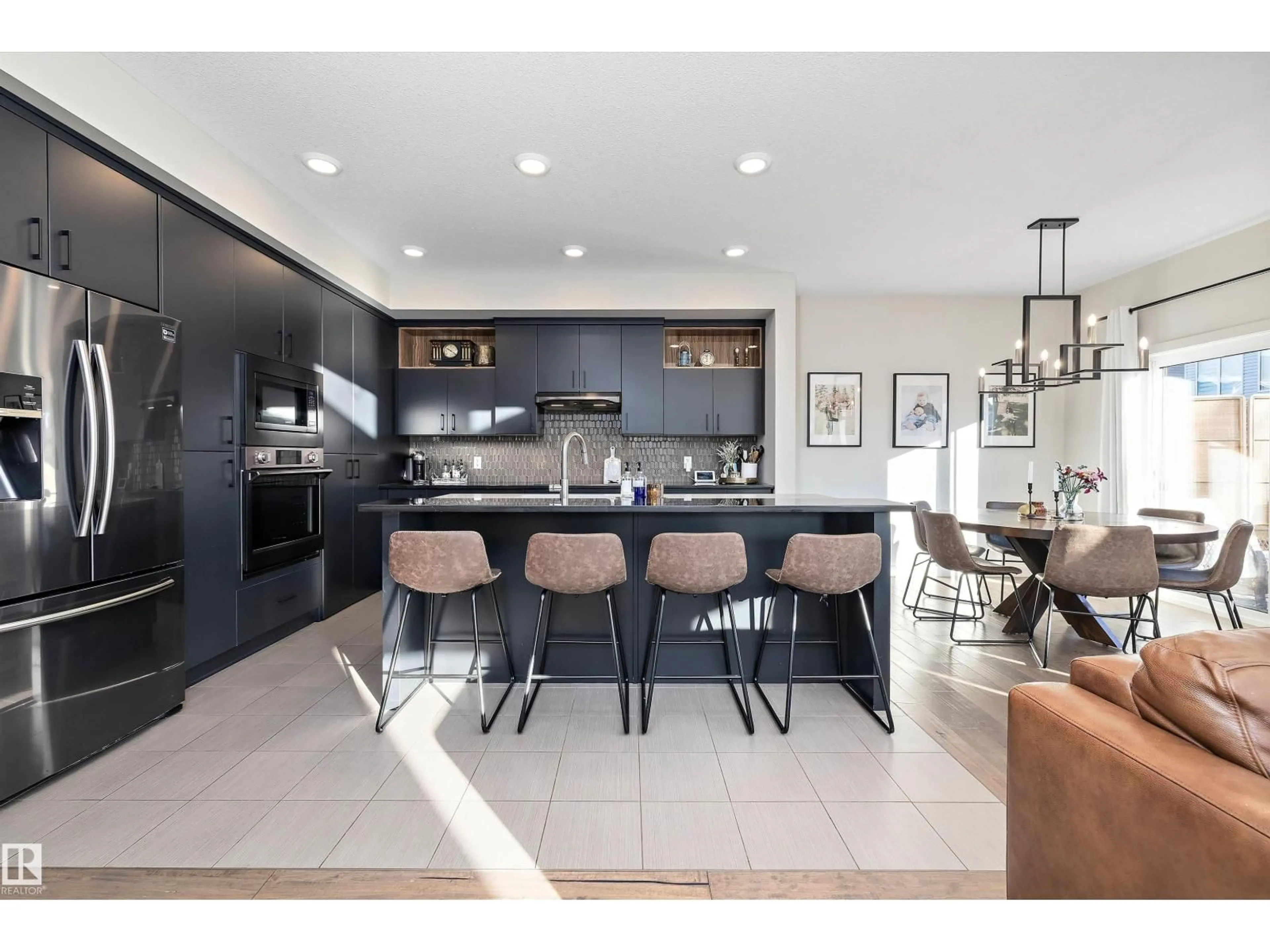 Open concept kitchen, ceramic/tile floor for 2 ELWYCK GA, Spruce Grove Alberta T7X0Z2