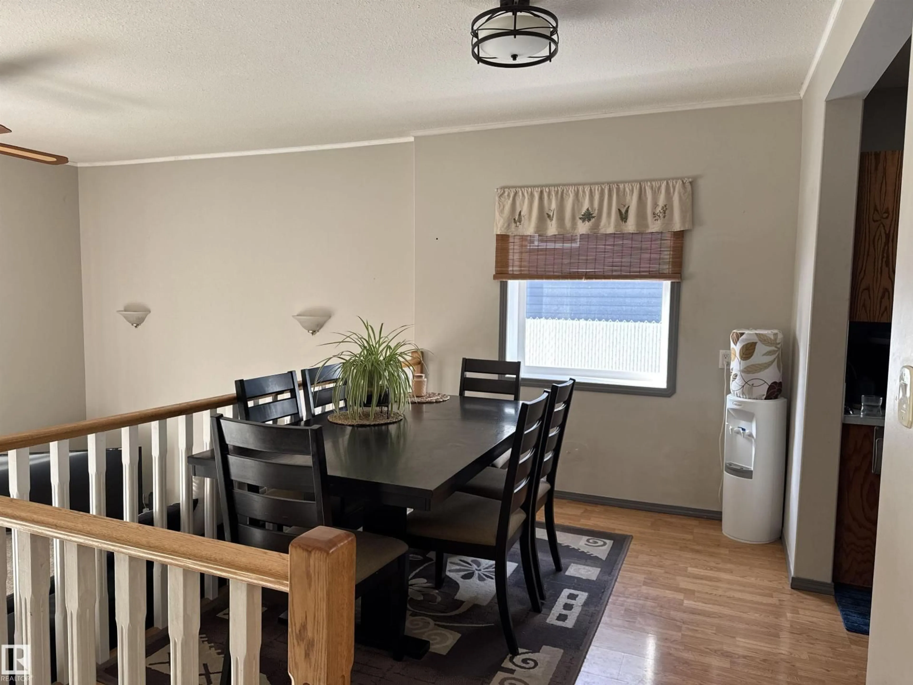 Dining room, wood/laminate floor for 4745 49 AV, Drayton Valley Alberta T7A1J3