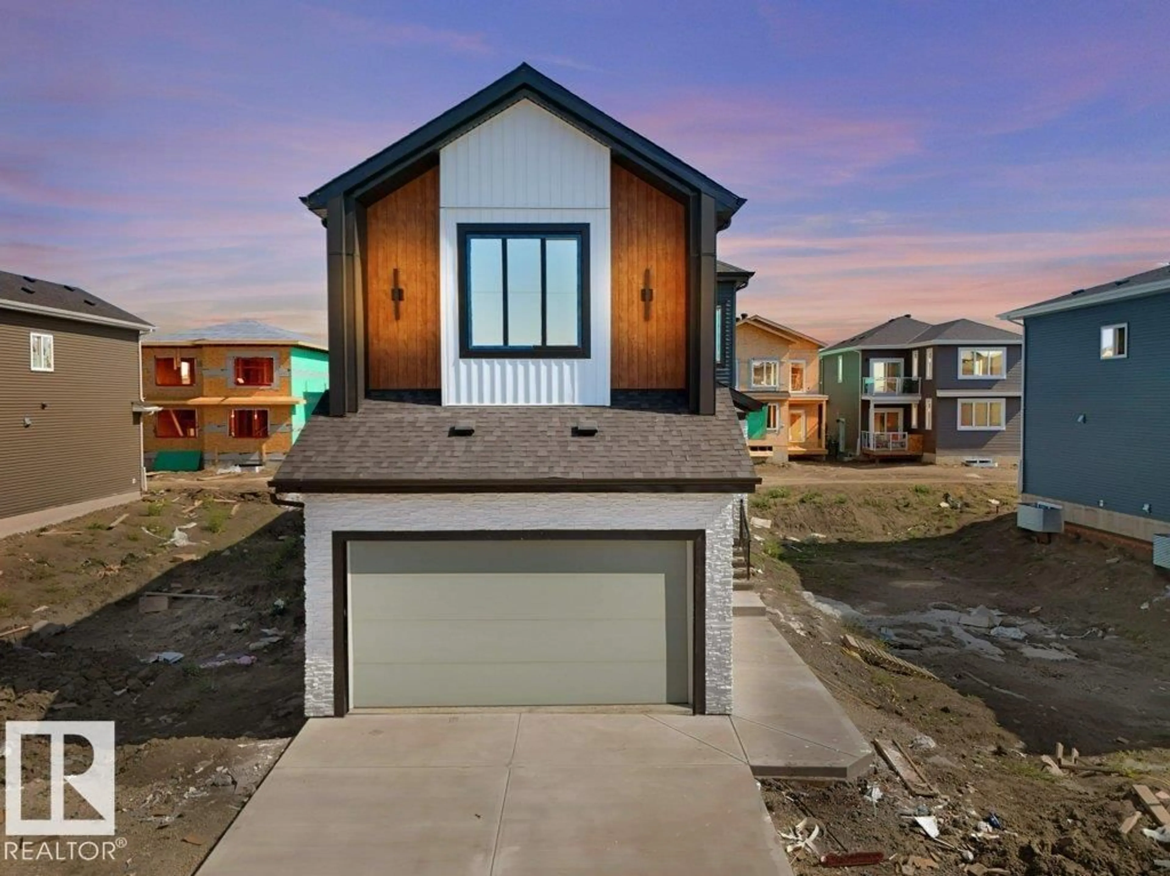 Home with vinyl exterior material, street for 53 ELDRIDGE POINT, St. Albert Alberta T8N8C4