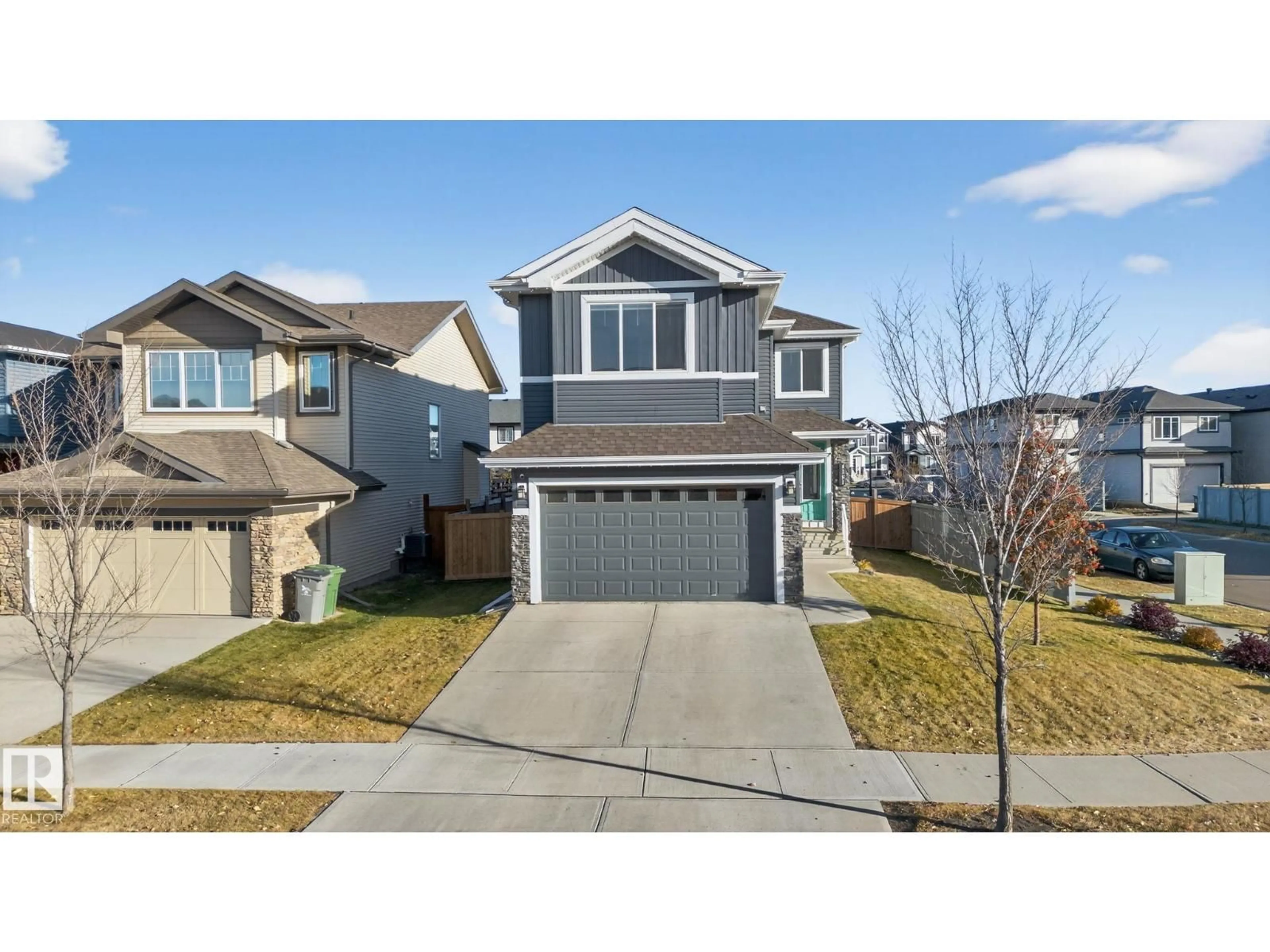Home with vinyl exterior material, street for 4301 38A ST, Beaumont Alberta T4X3B8