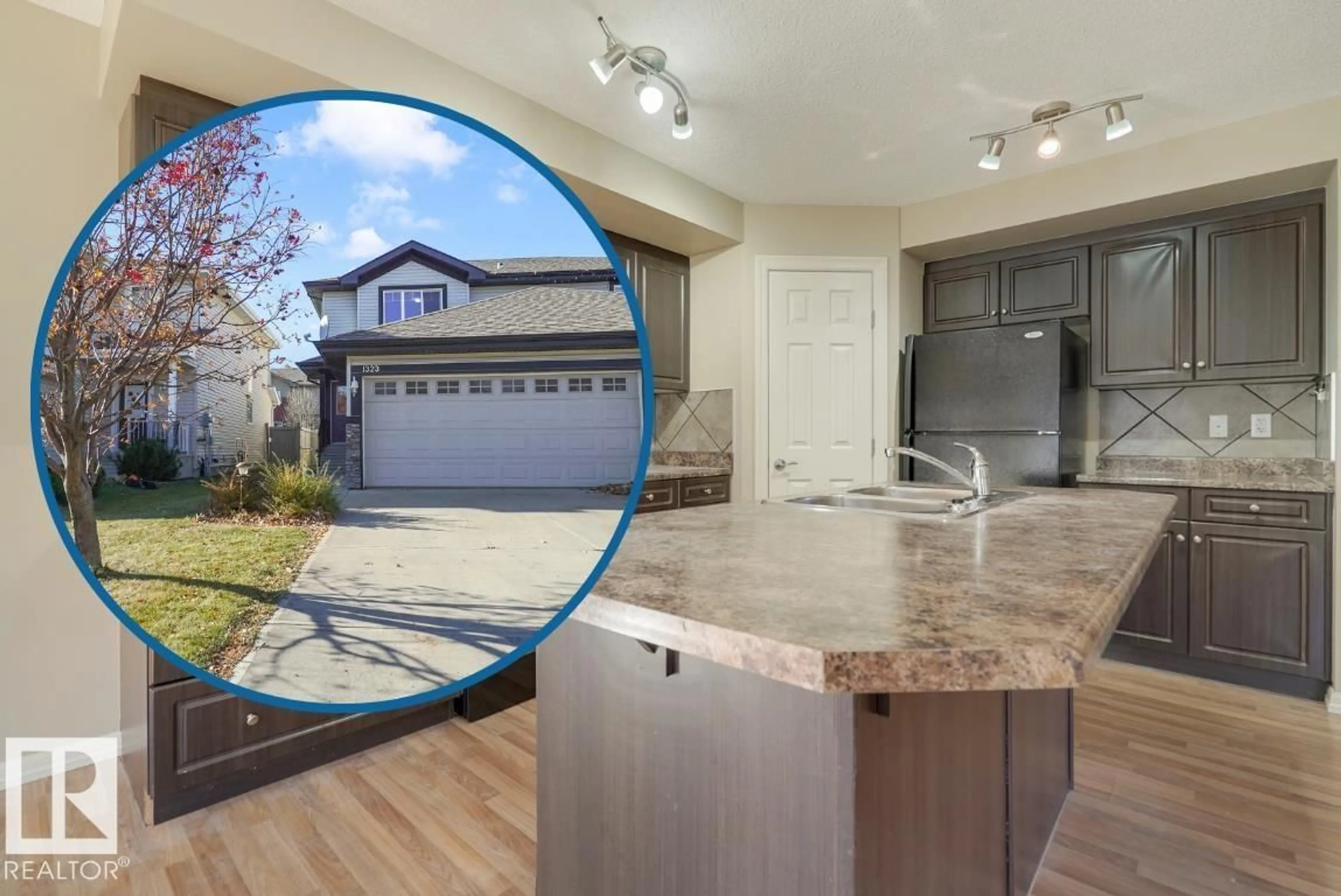 Open concept kitchen, unknown for 1323 CUNNINGHAM DR, Edmonton Alberta T6W1R8