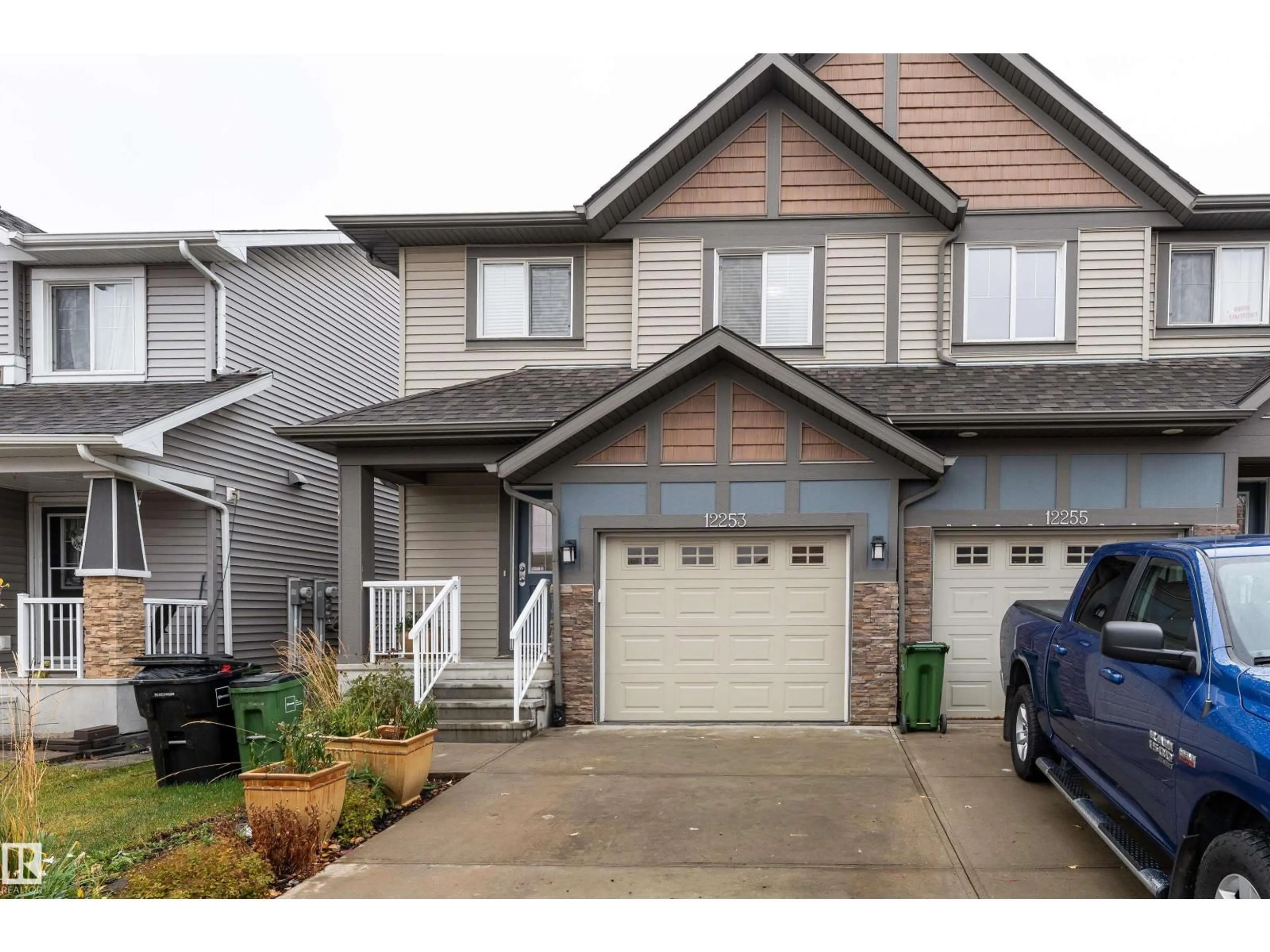 Home with vinyl exterior material, street for NW - 12253 167A AV, Edmonton Alberta T5X0G3