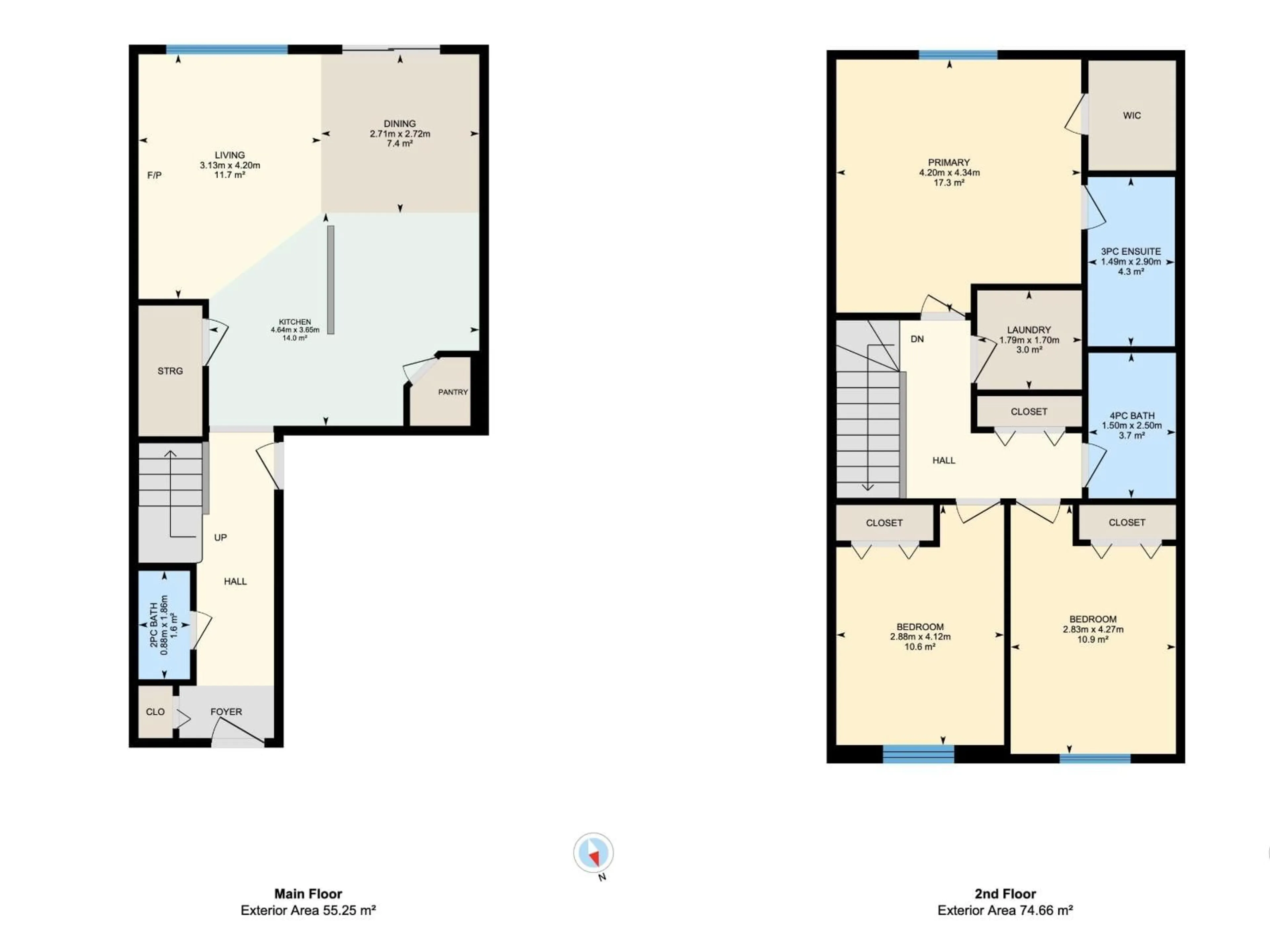 Floor plan for NW - 12253 167A AV, Edmonton Alberta T5X0G3