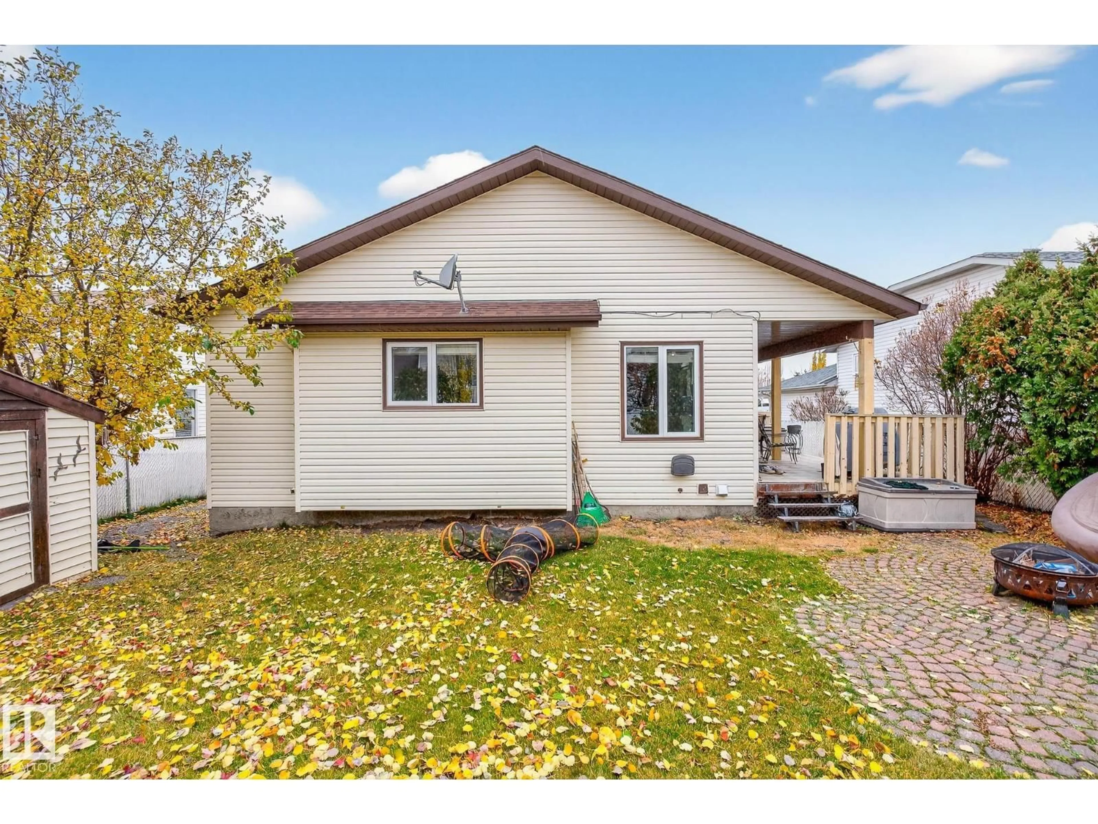 Home with vinyl exterior material, street for 55 MCLEOD CR, Leduc Alberta T9E6N9