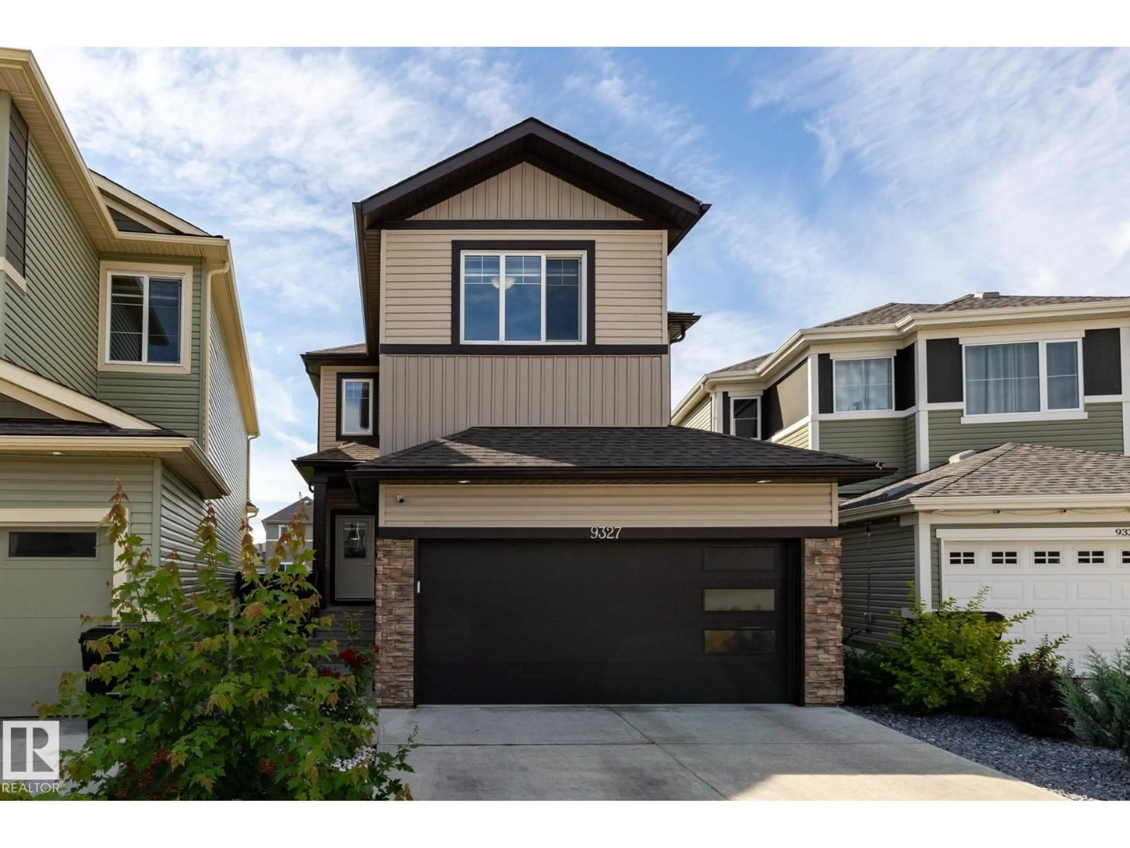 Home with vinyl exterior material, street for SW - 9327 COOPER BEND BN, Edmonton Alberta T6W4A4