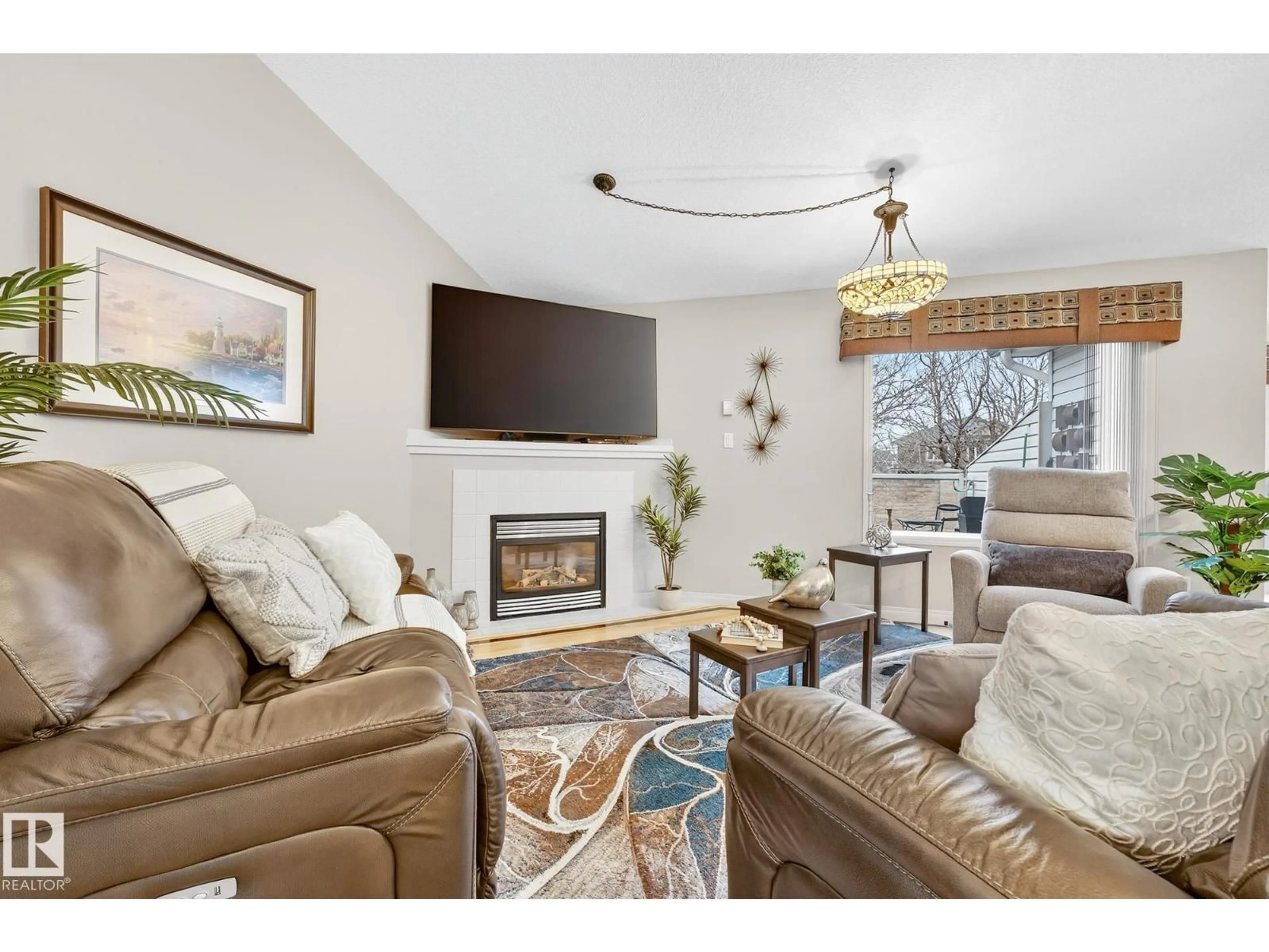 Living room with furniture, unknown for 57B - 33 ERIN RIDGE DR, St. Albert Alberta T8N6G1