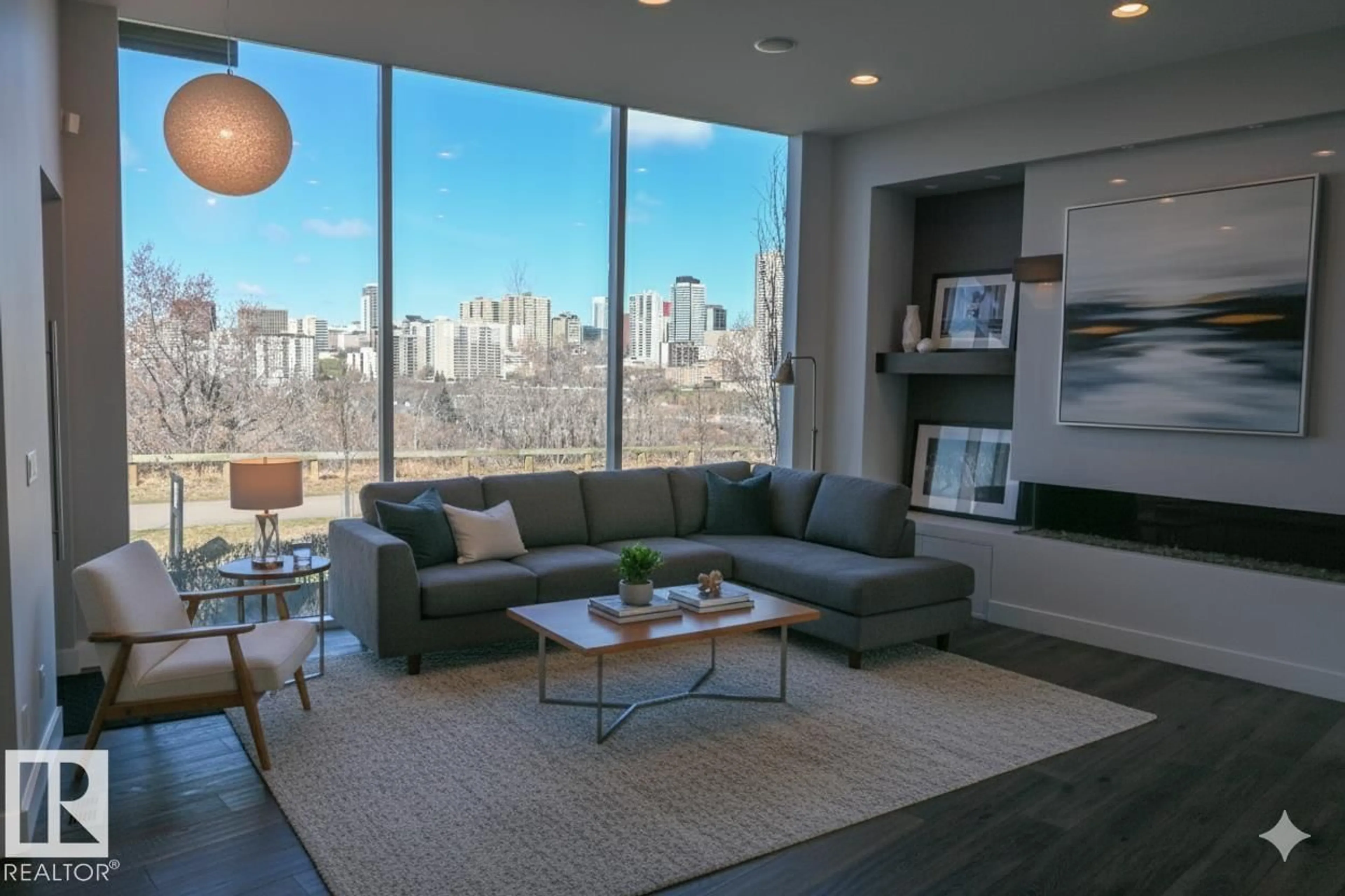 Living room with furniture, unknown for NW - 9509 99B ST, Edmonton Alberta T6E3X1