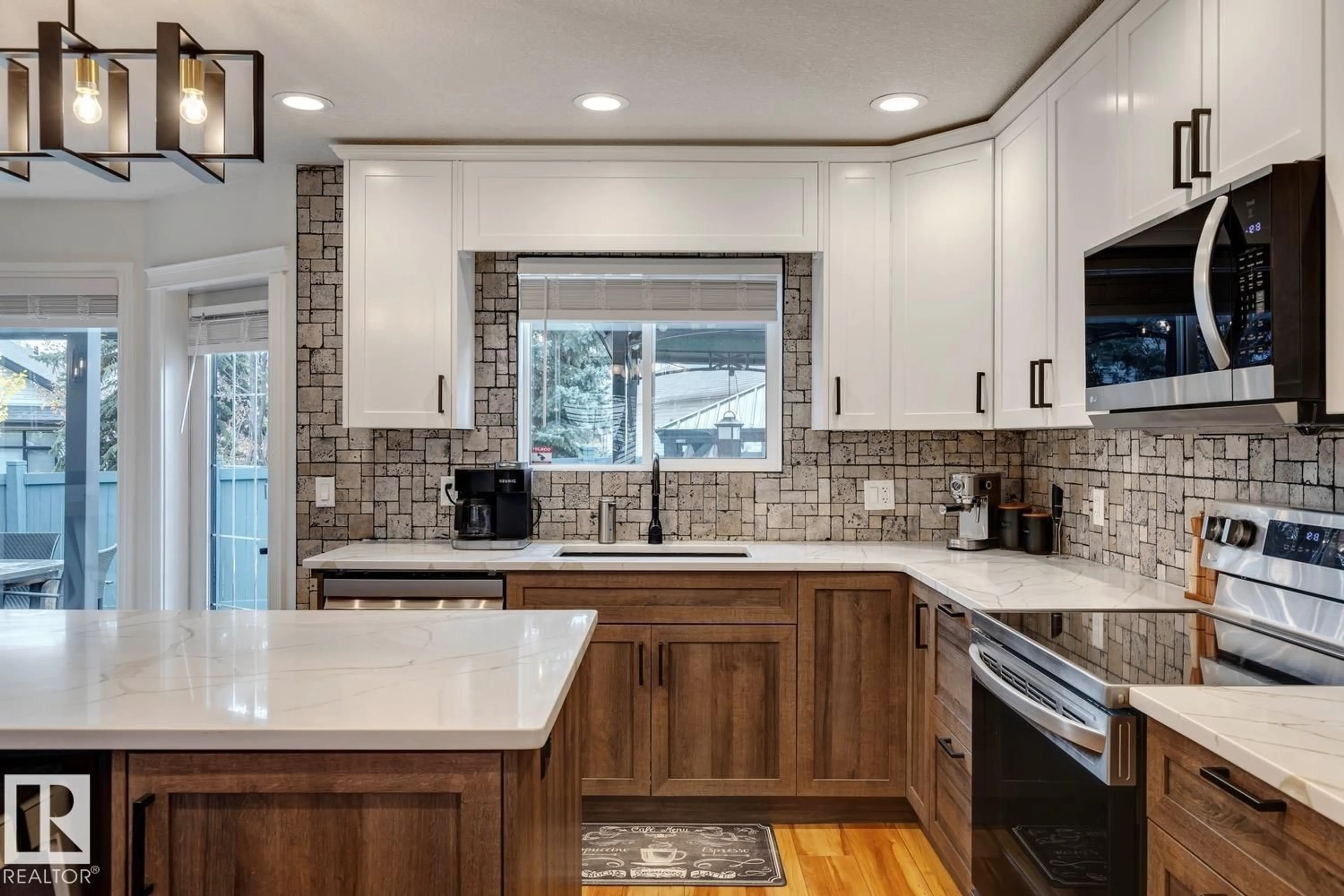 Contemporary kitchen, ceramic/tile floor for SW - 1847 BOWMAN PT, Edmonton Alberta T6W1P7